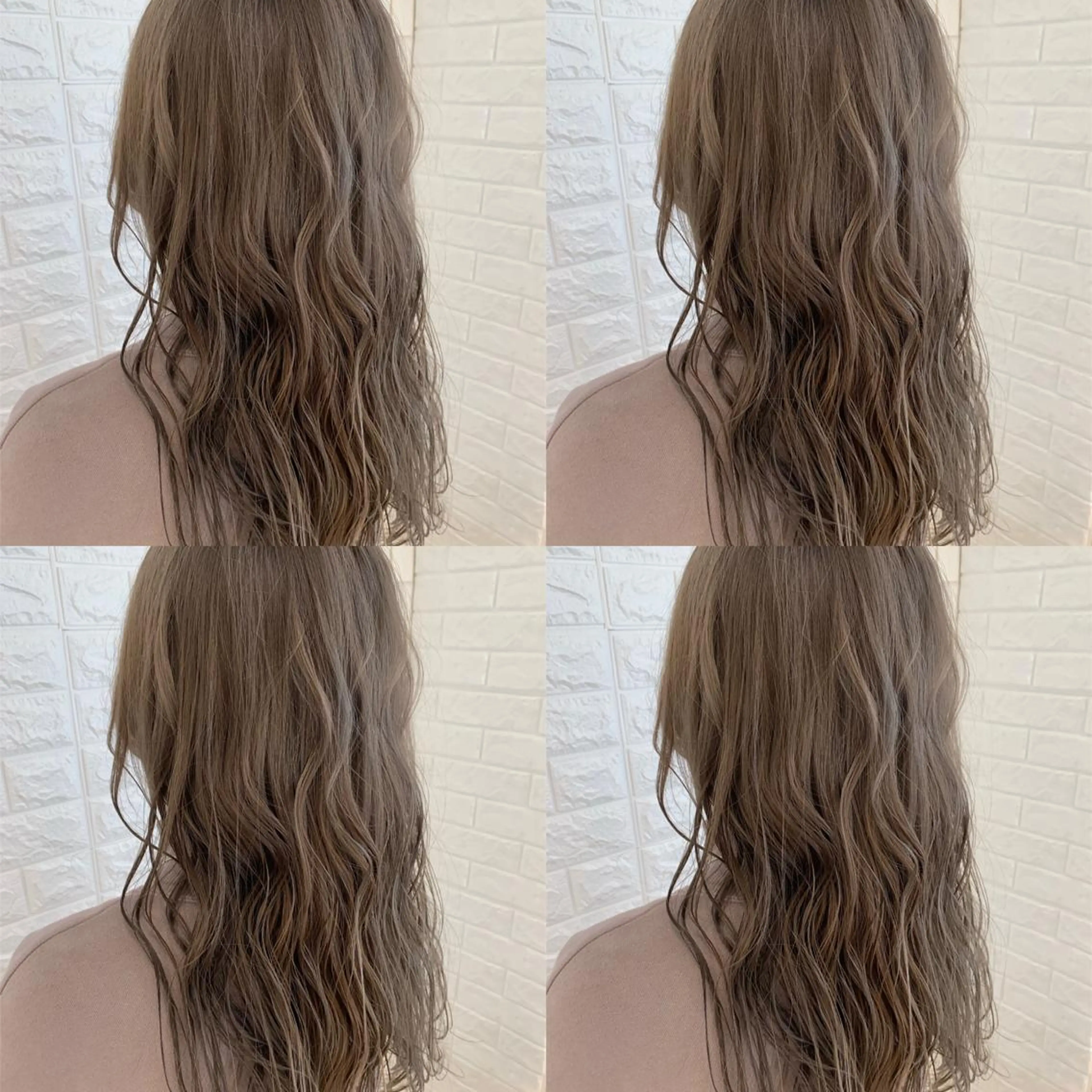 ロング カラー ブリーチ 透明感カラー グレージュ モカグレージュ ヘアカラー トリートメント ハイトーン/ブリーチ 山崎　悠次のヘアスタイル