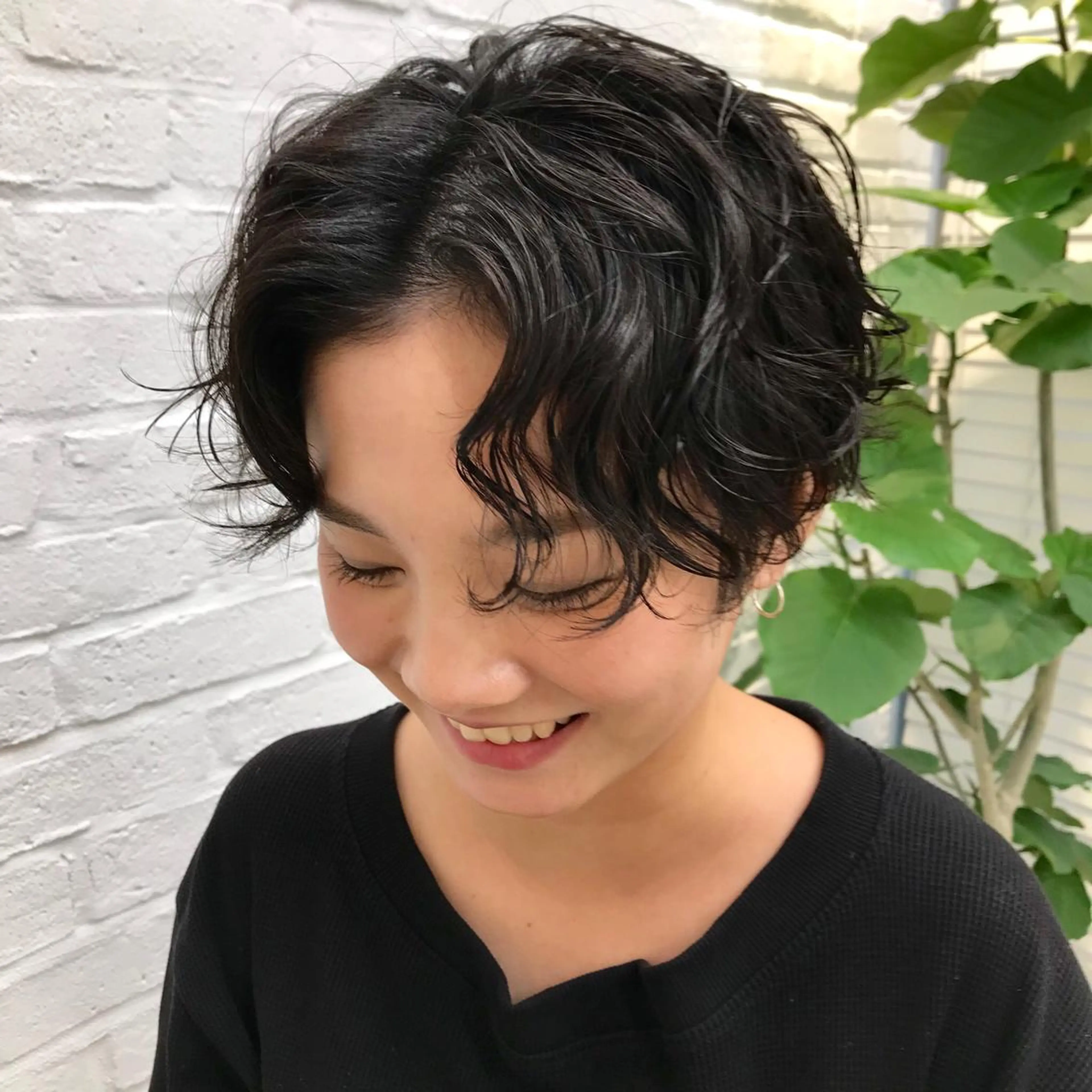 ショート カラー パーマ ショートヘア相談所✨ 澤里大のヘアスタイル