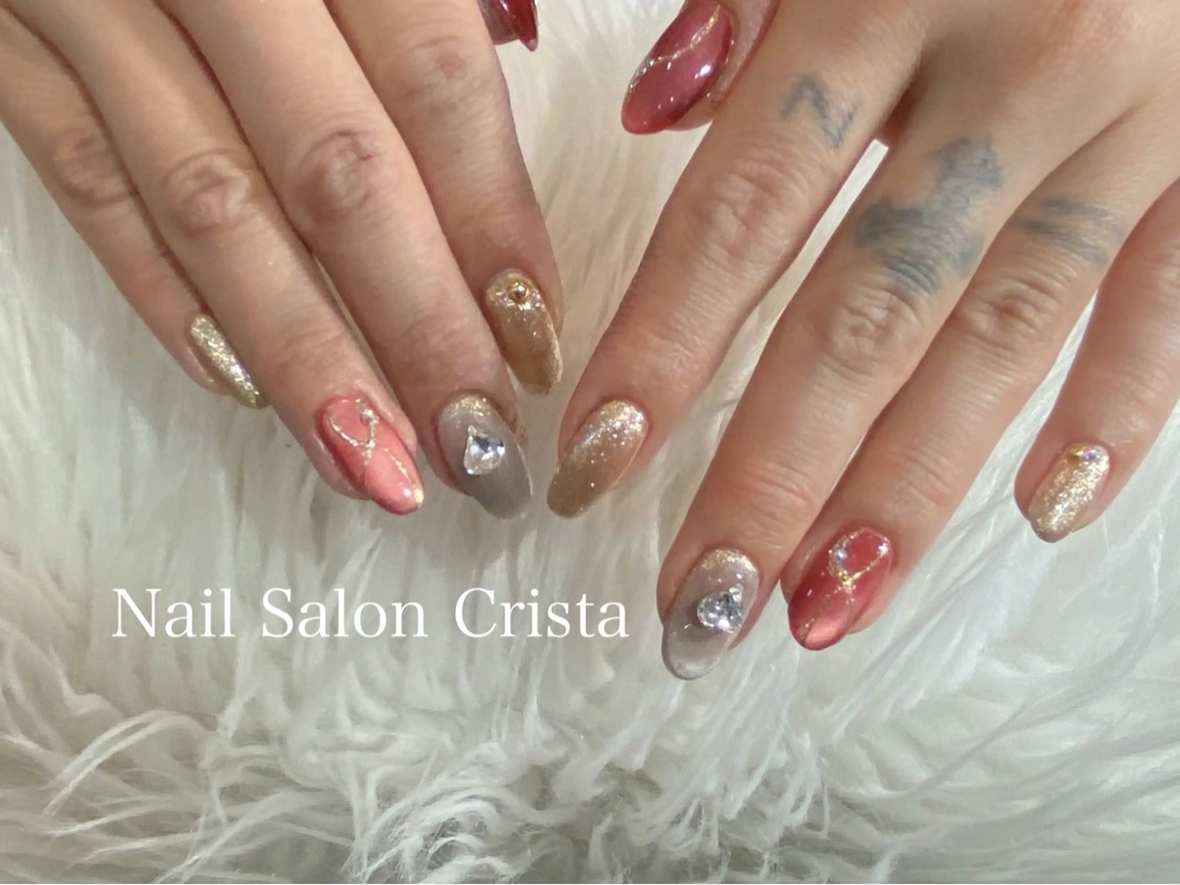 ネイル ジェルネイル パラジェル CRISTA所属・CRISTA MOMOのネイルデザイン