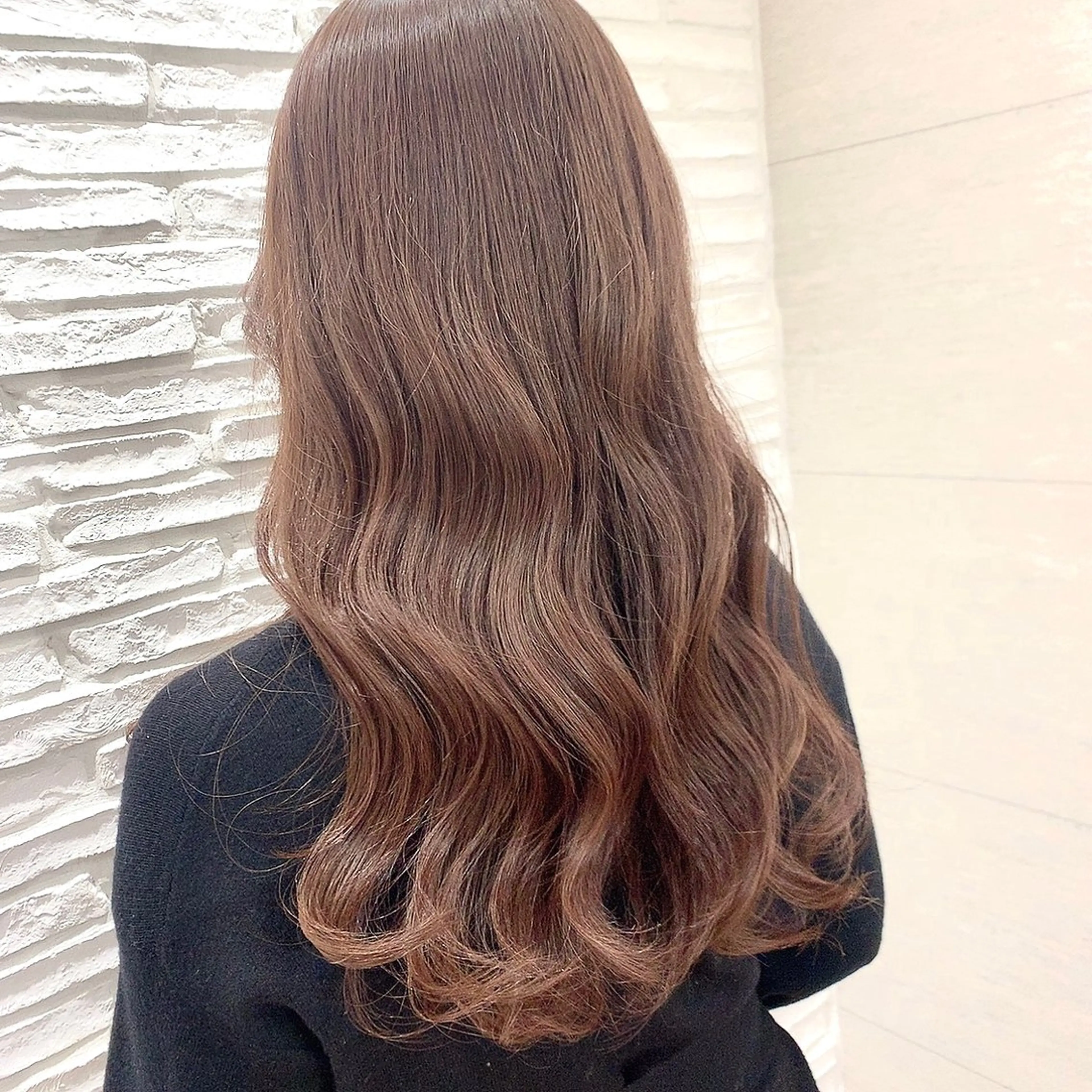 ロング 韓国風ヘア 小川 美優のヘアスタイル