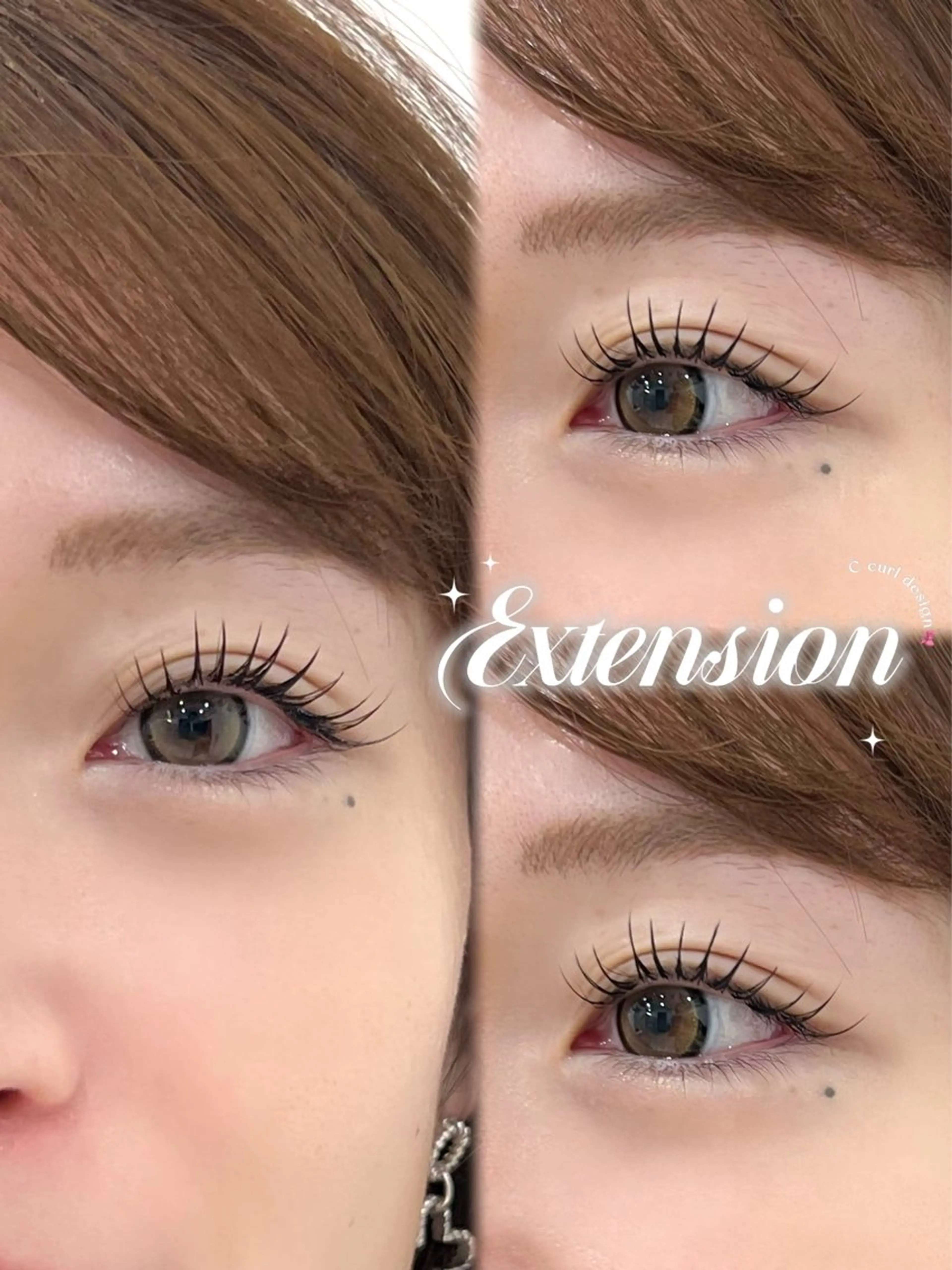 マツエク・マツパ N a t s u m e 🎀🌙のマツエク・マツパデザイン