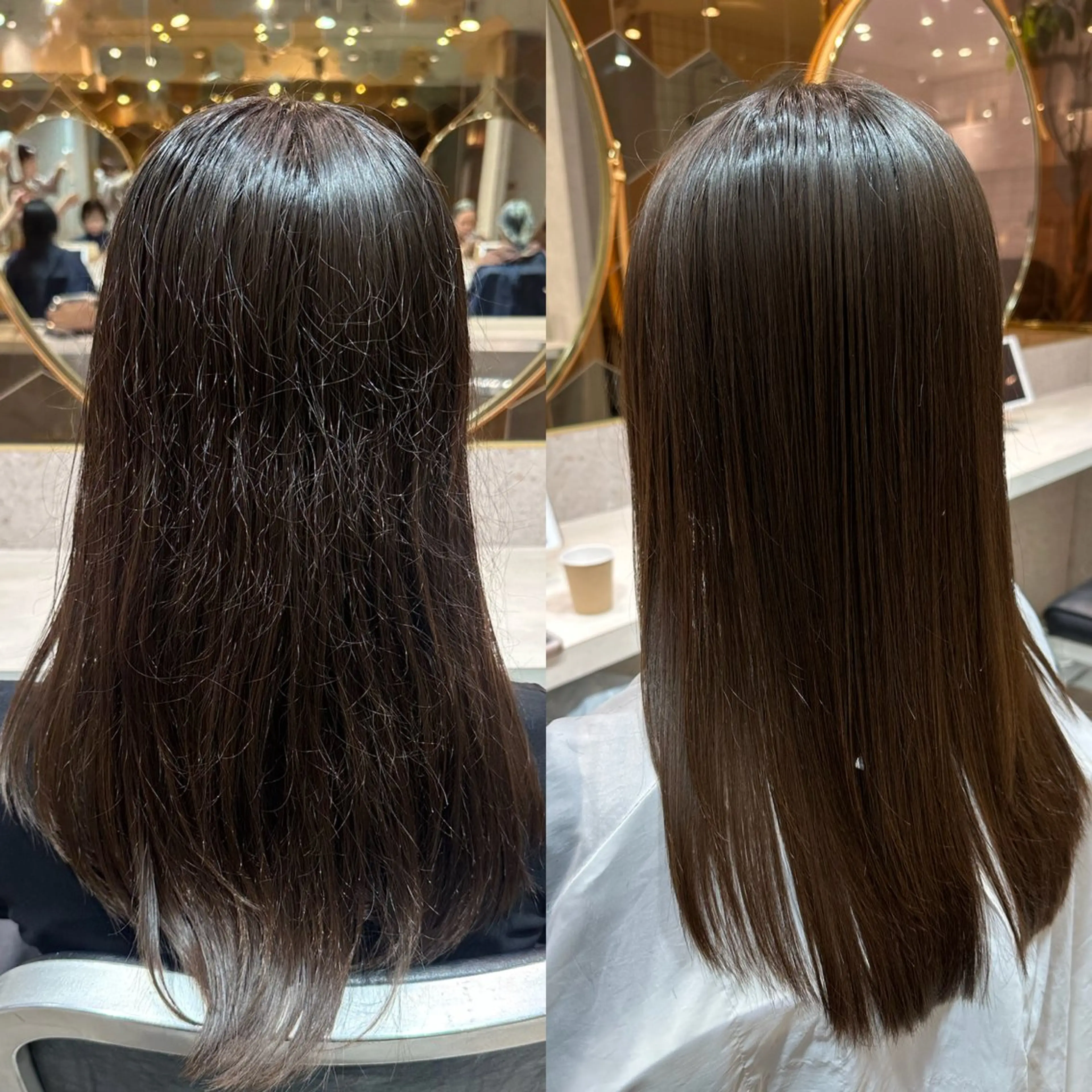 💎髪質改善シンデレラトリートメント×韓国風小顔カット(超音波アイロン付き)の写真