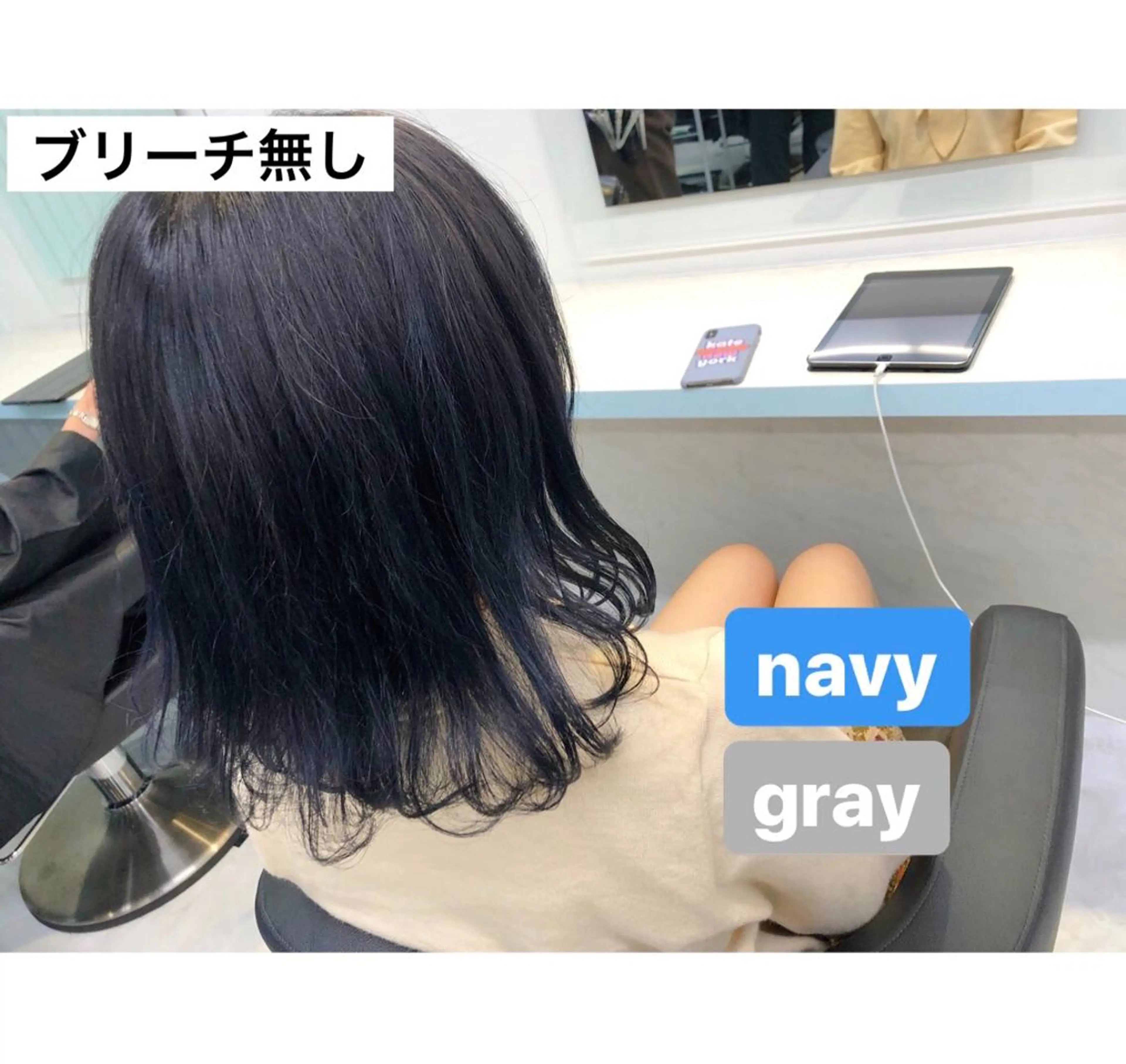 ミディアム カラー パーマ ヘアアレンジ ブリーチ ブリーチなしカラー ♡透け感カラー 大賀哲平♡のヘアスタイル