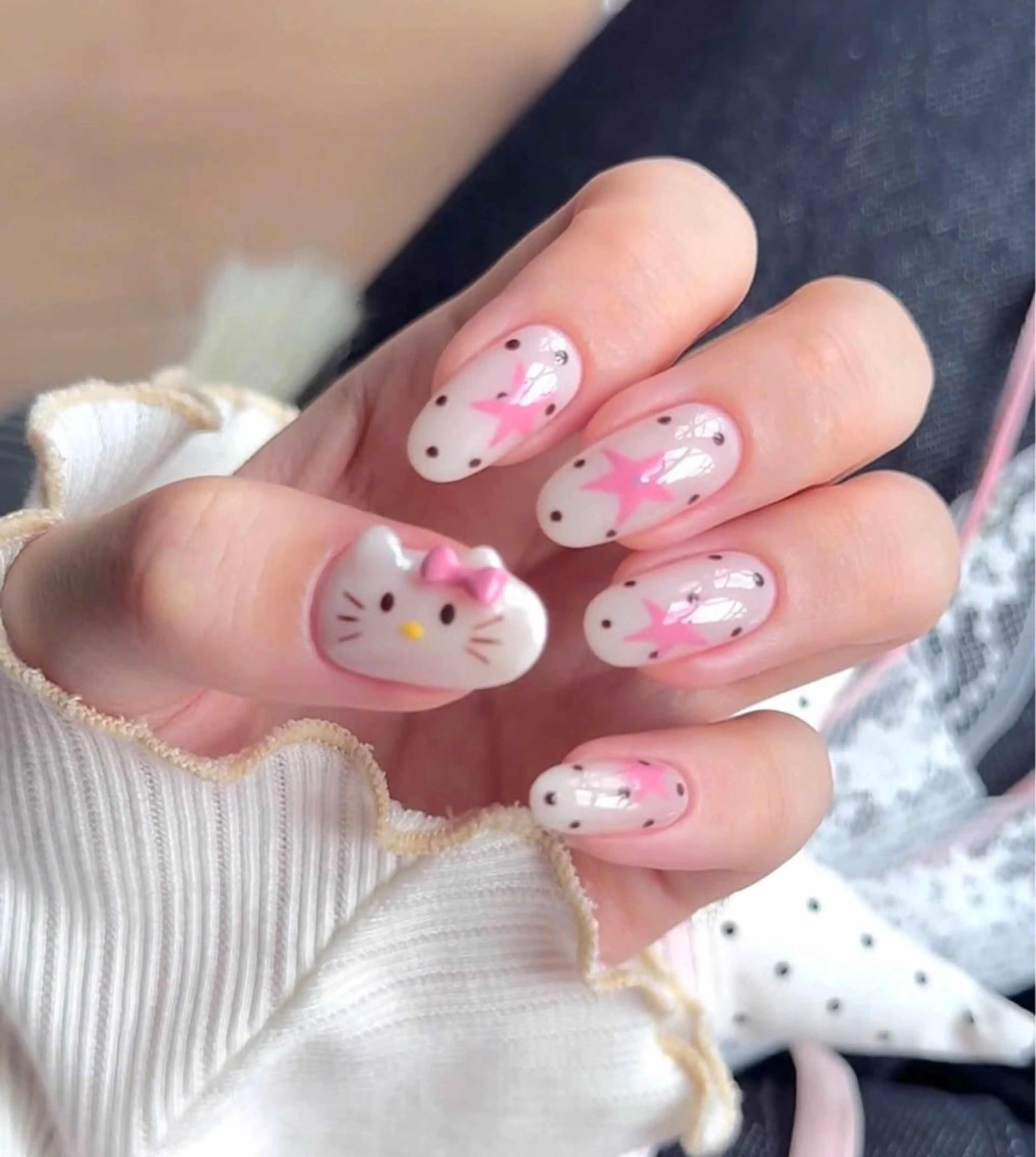 ネイル アートネイル オーロラネイル チークネイル フレンチネイル ガラスフレンチ ハンドネイル 🎀🎀YooLi Nail Salonのネイルデザイン