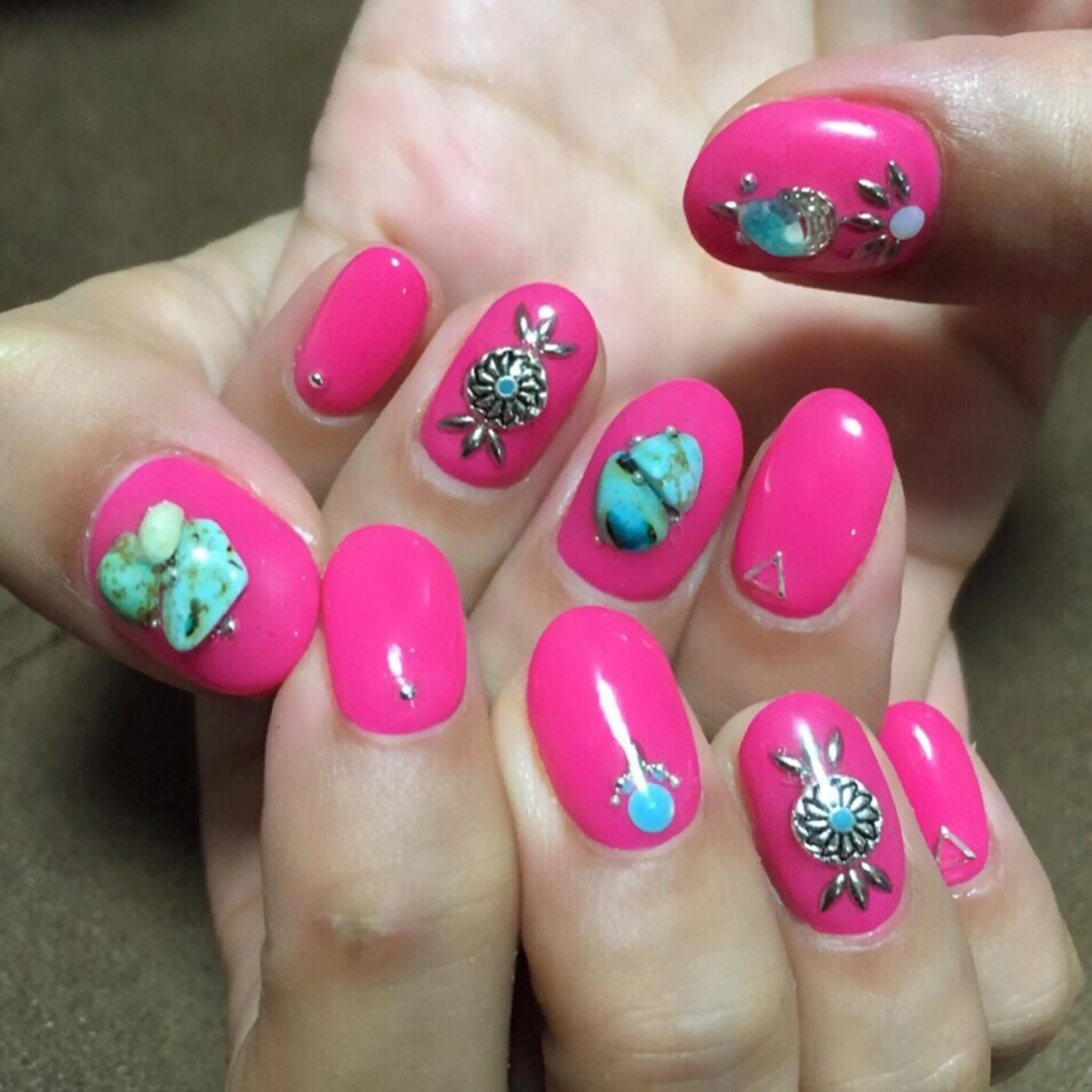 ネイル ツメトマツゲ .のネイルデザイン