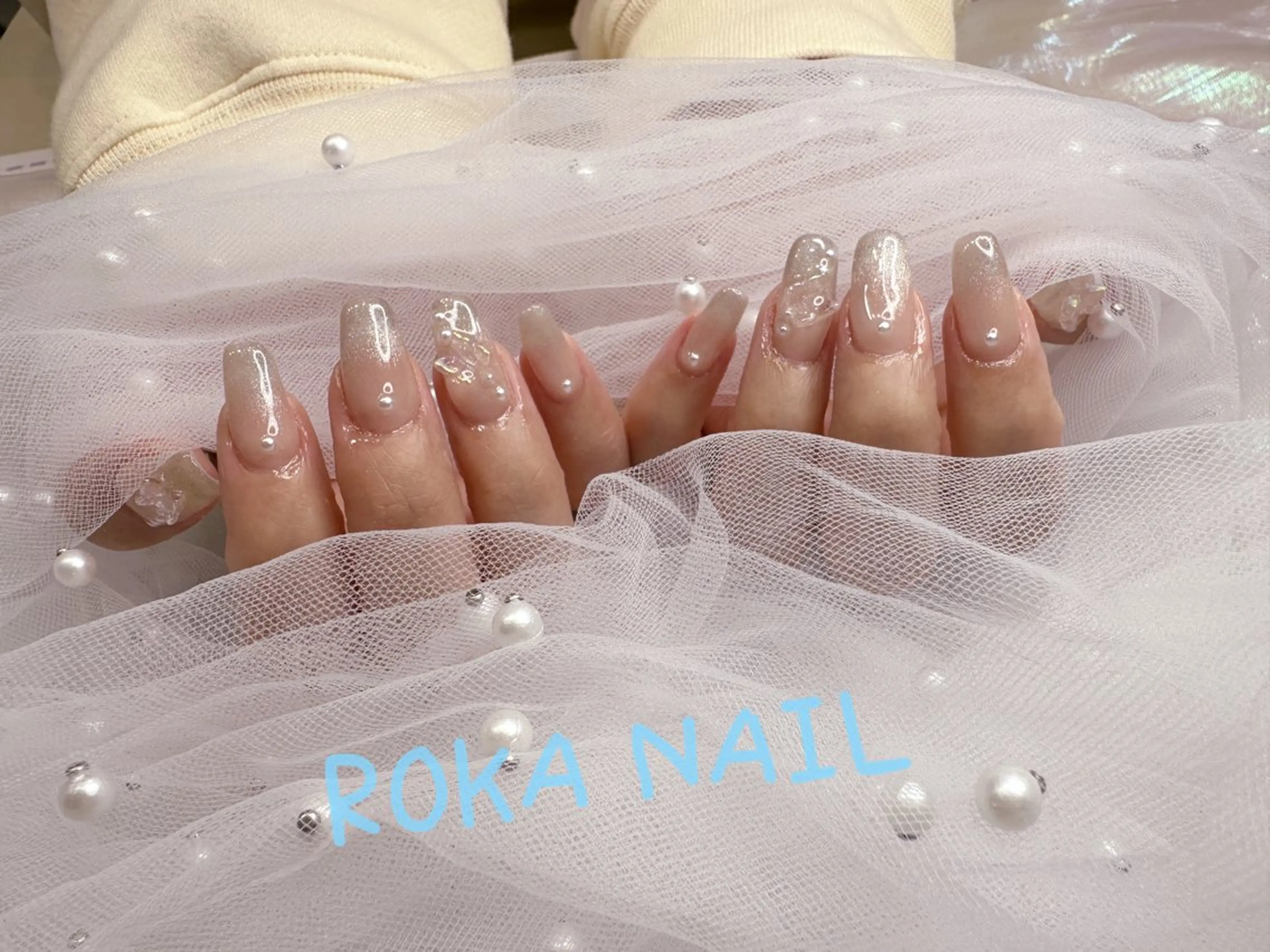 ネイル ハンドネイル 長さだし専門店 ROKANAILのネイルデザイン