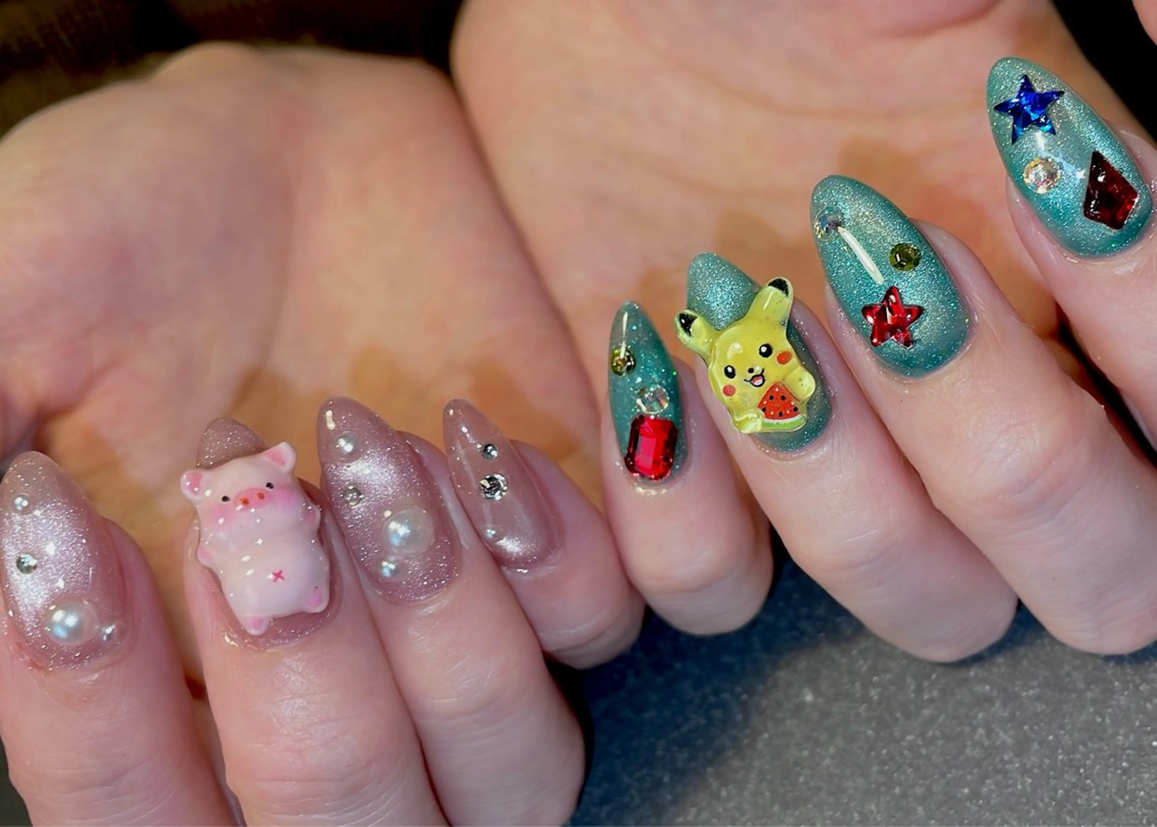 ネイル Spiky とうげ ふうかのネイルデザイン