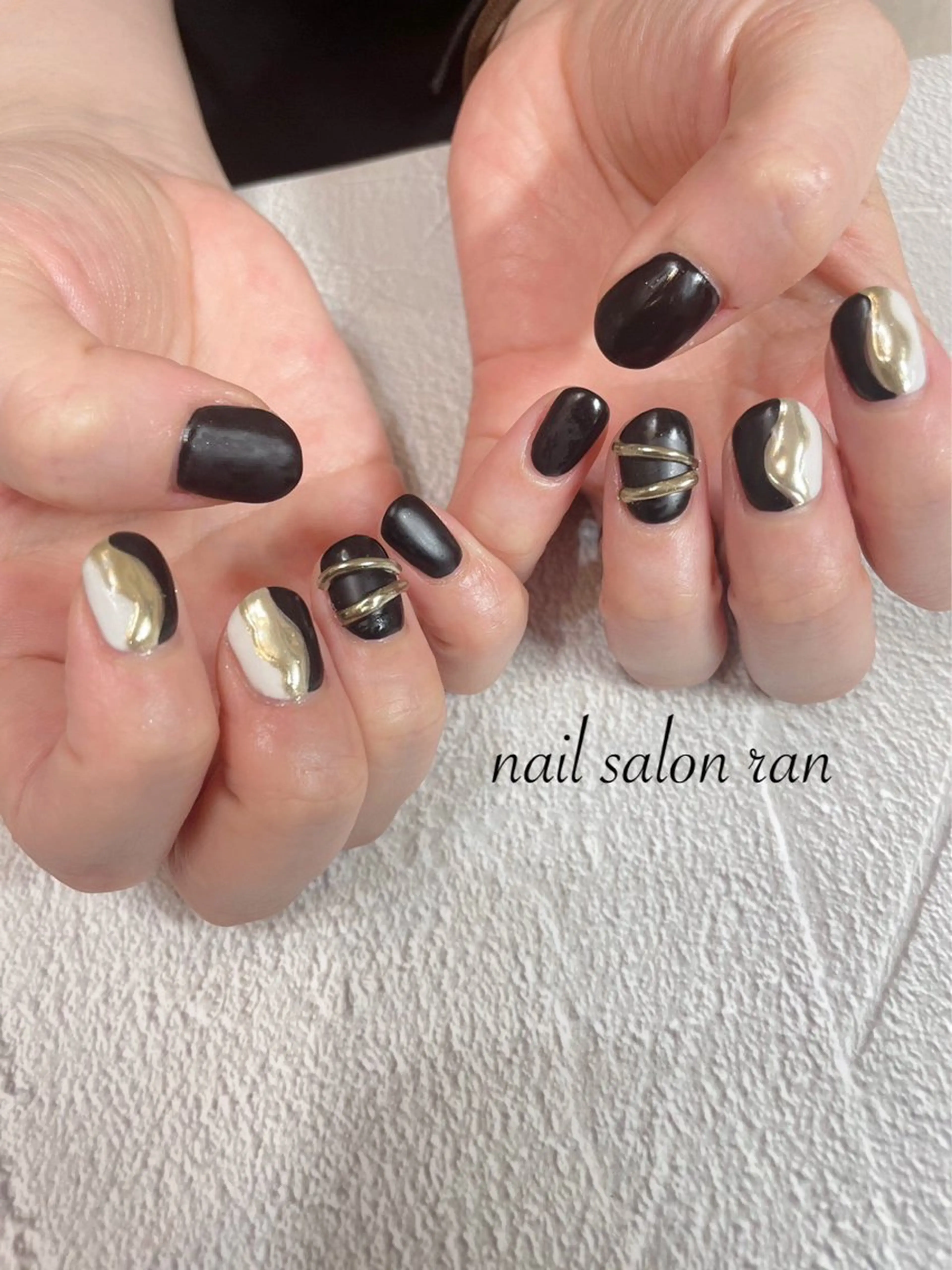 ネイル ニュアンスネイル ハンドネイル ハンドケア nailsalon ranのネイルデザイン