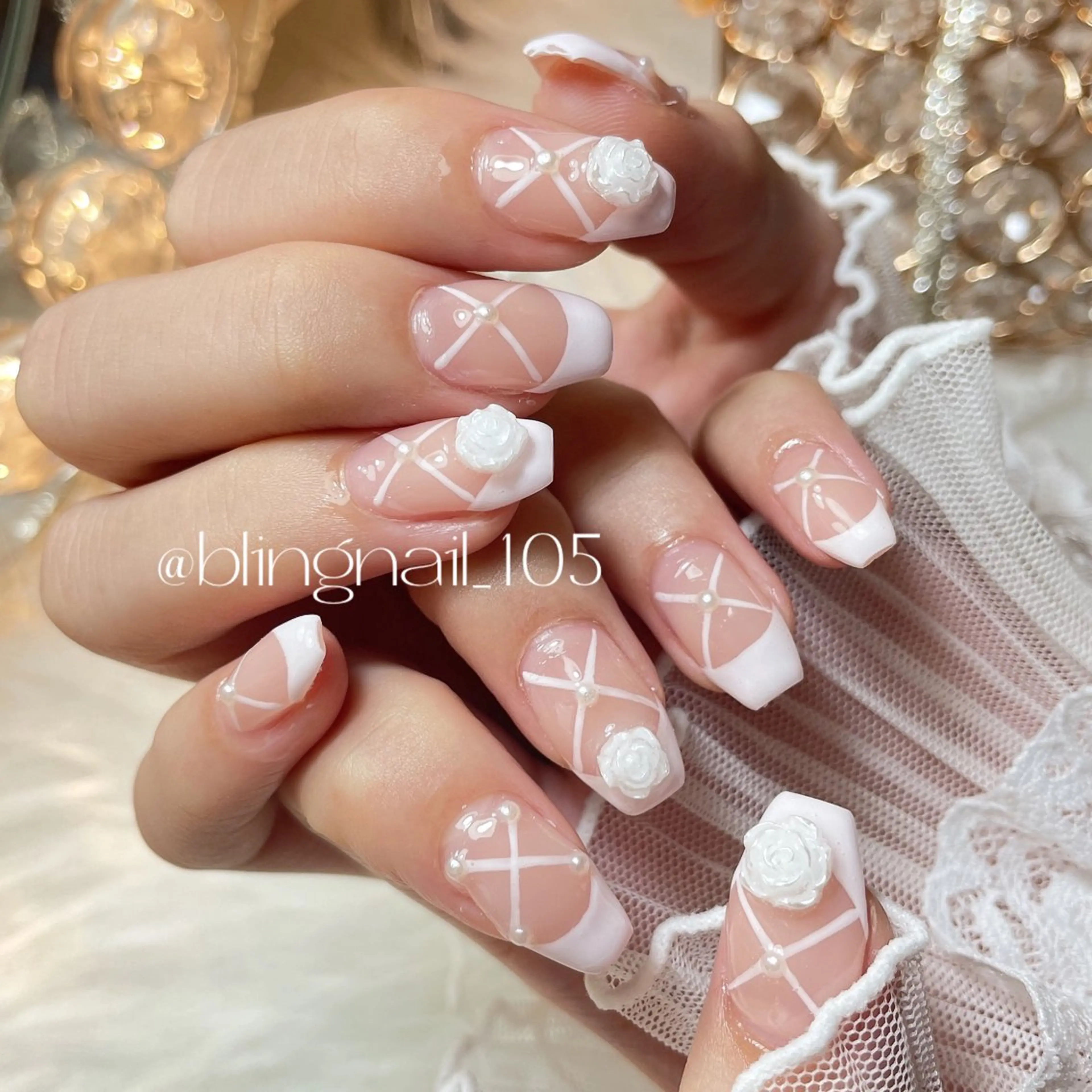 ネイル 23時まで❤︎韓国、 ワンホンネイルのネイルデザイン