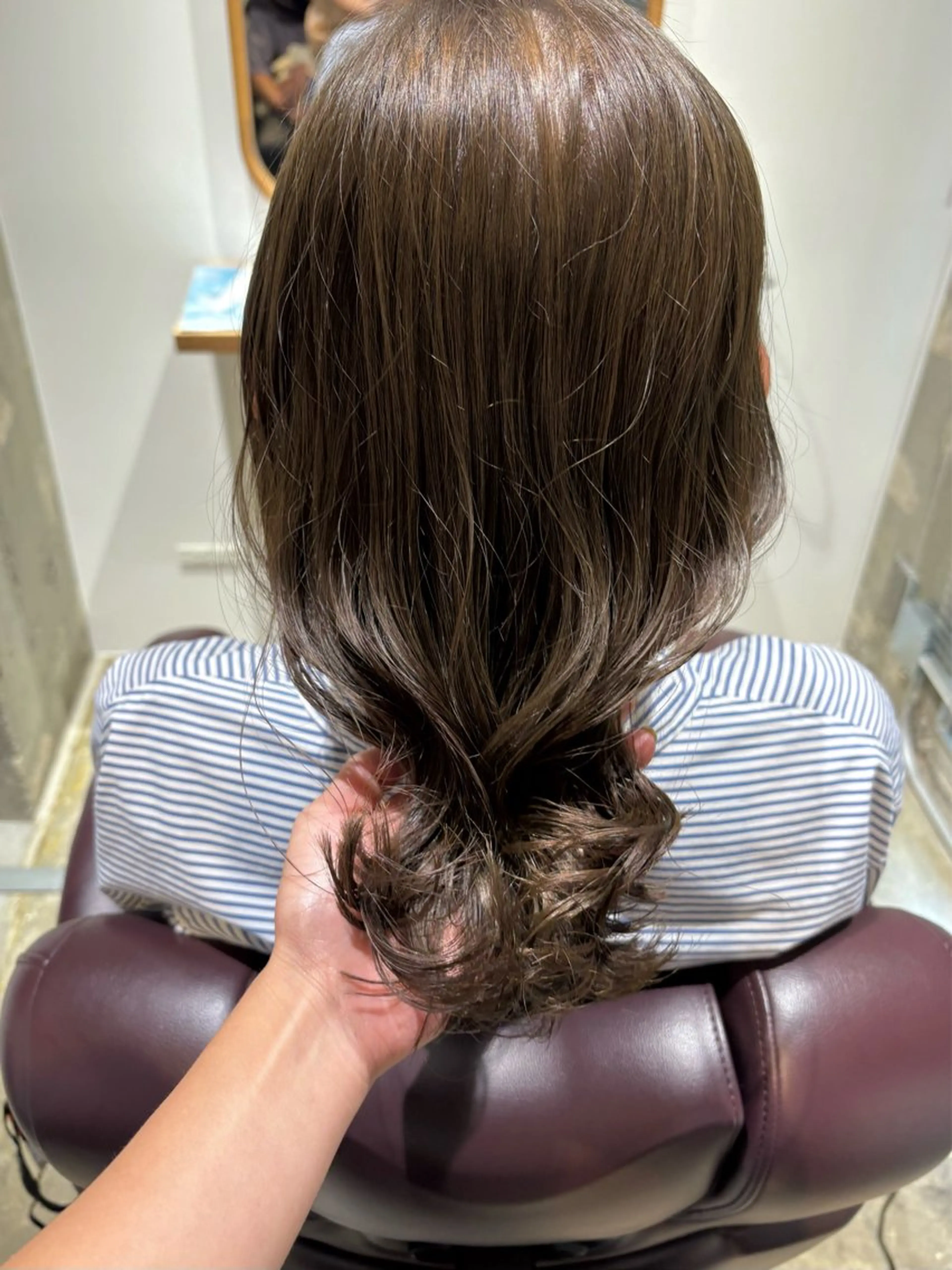 セミロング カット ヘアカラー 名駅/大人可愛い /艶髪/流音のヘアスタイル