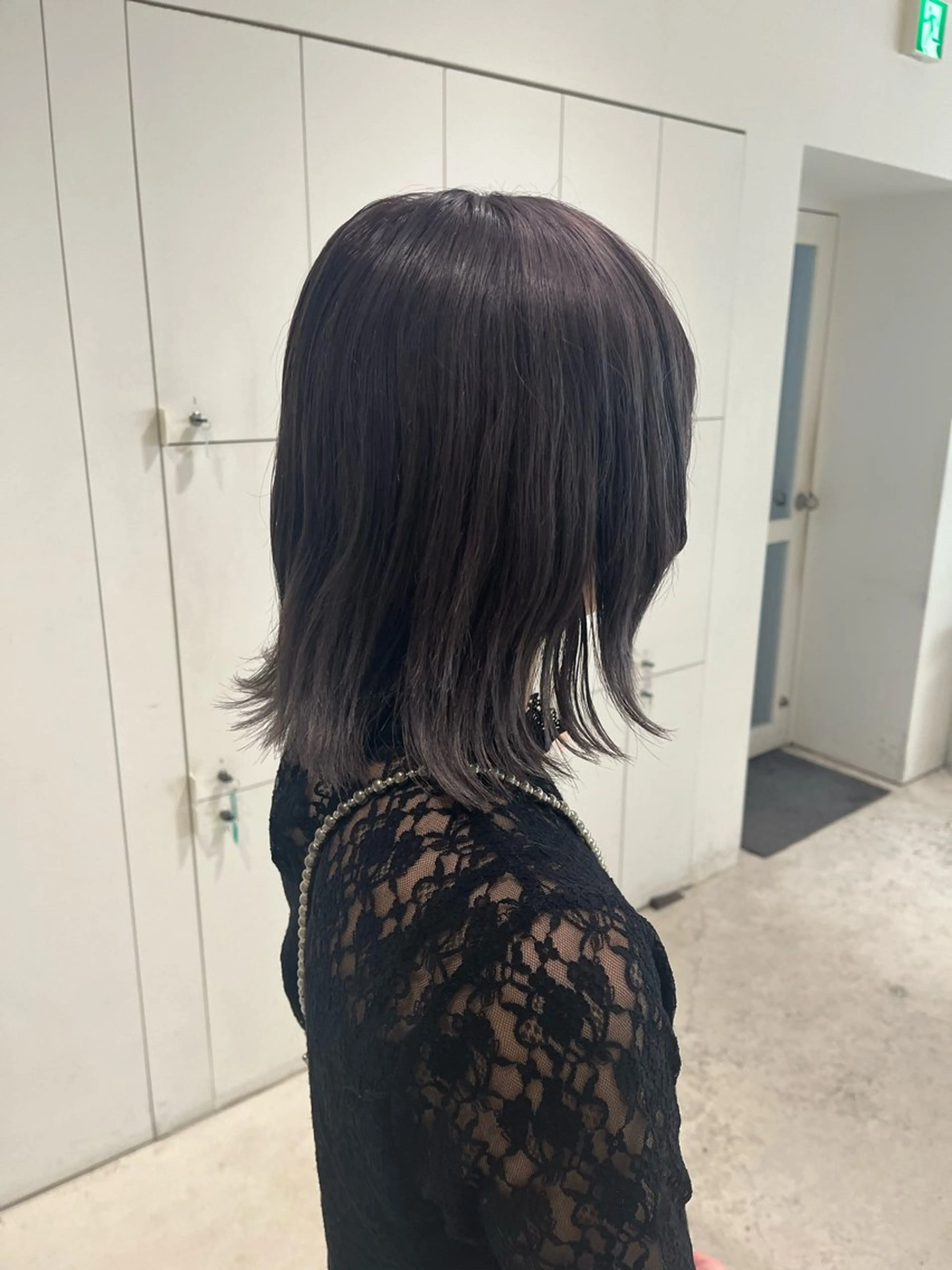 ミディアム 透明感color ˚✧₊amuのヘアスタイル