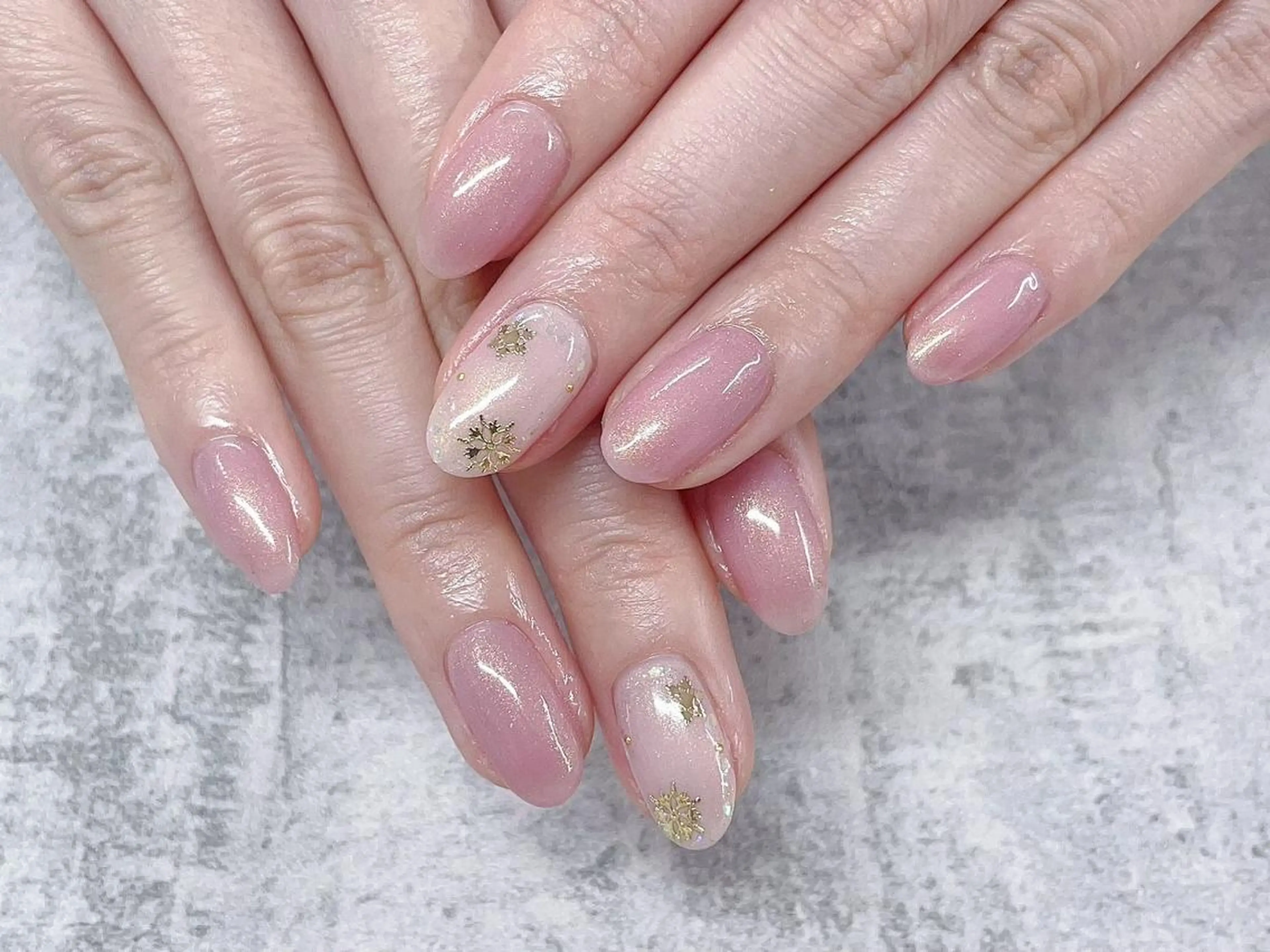 ネイル ハンドネイル 佐藤 ニーナ★ラベンダーのネイルデザイン