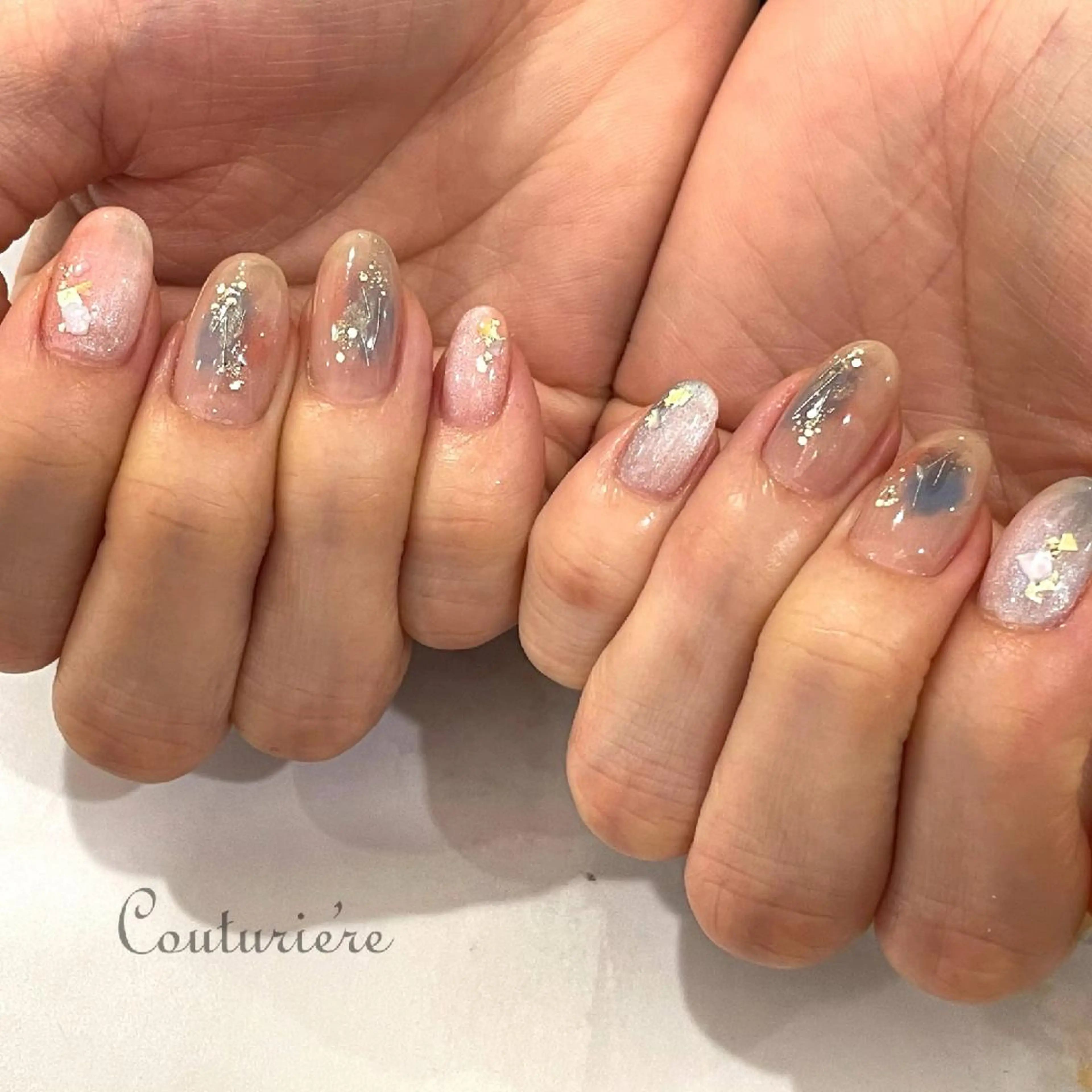 ネイル 持ち込み L’atelier Nenuphar所属・nénuphar misaのネイルデザイン