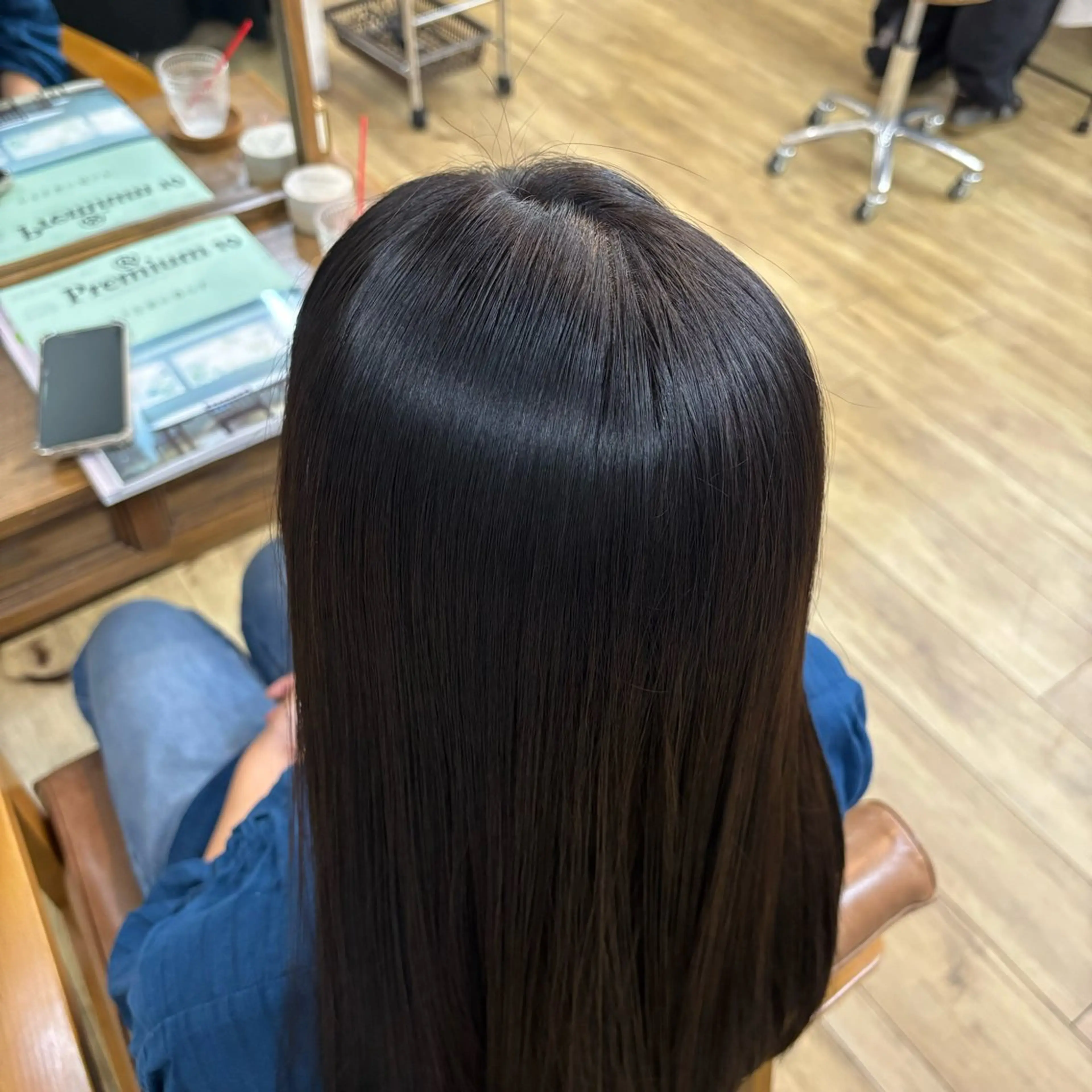 ロング カラー ヘアカラー 縮毛矯正 SHO 👻原宿 /艶カラーのヘアスタイル