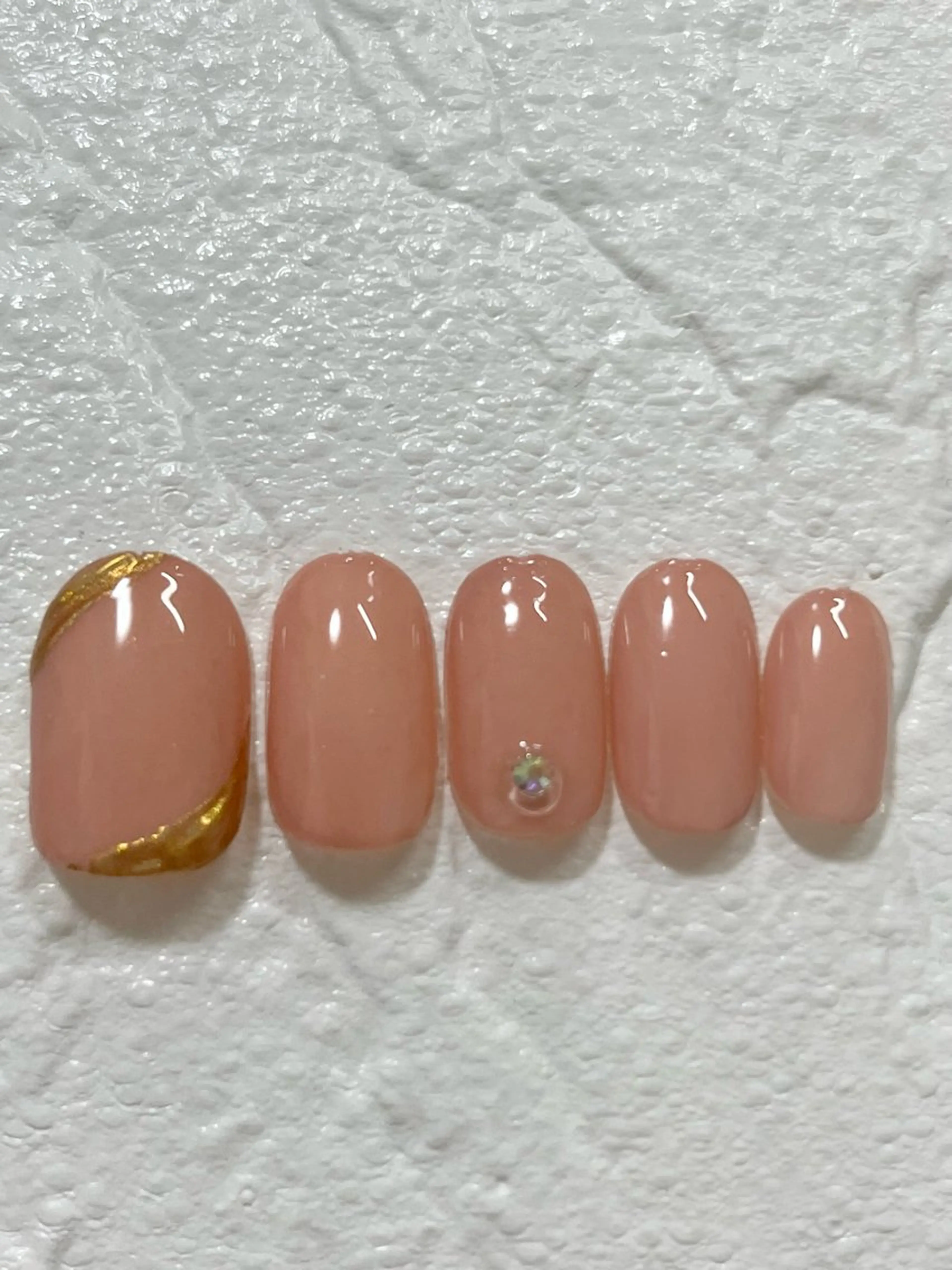 ネイル アートネイル シンプルネイル Chamuel 三輪のネイルデザイン