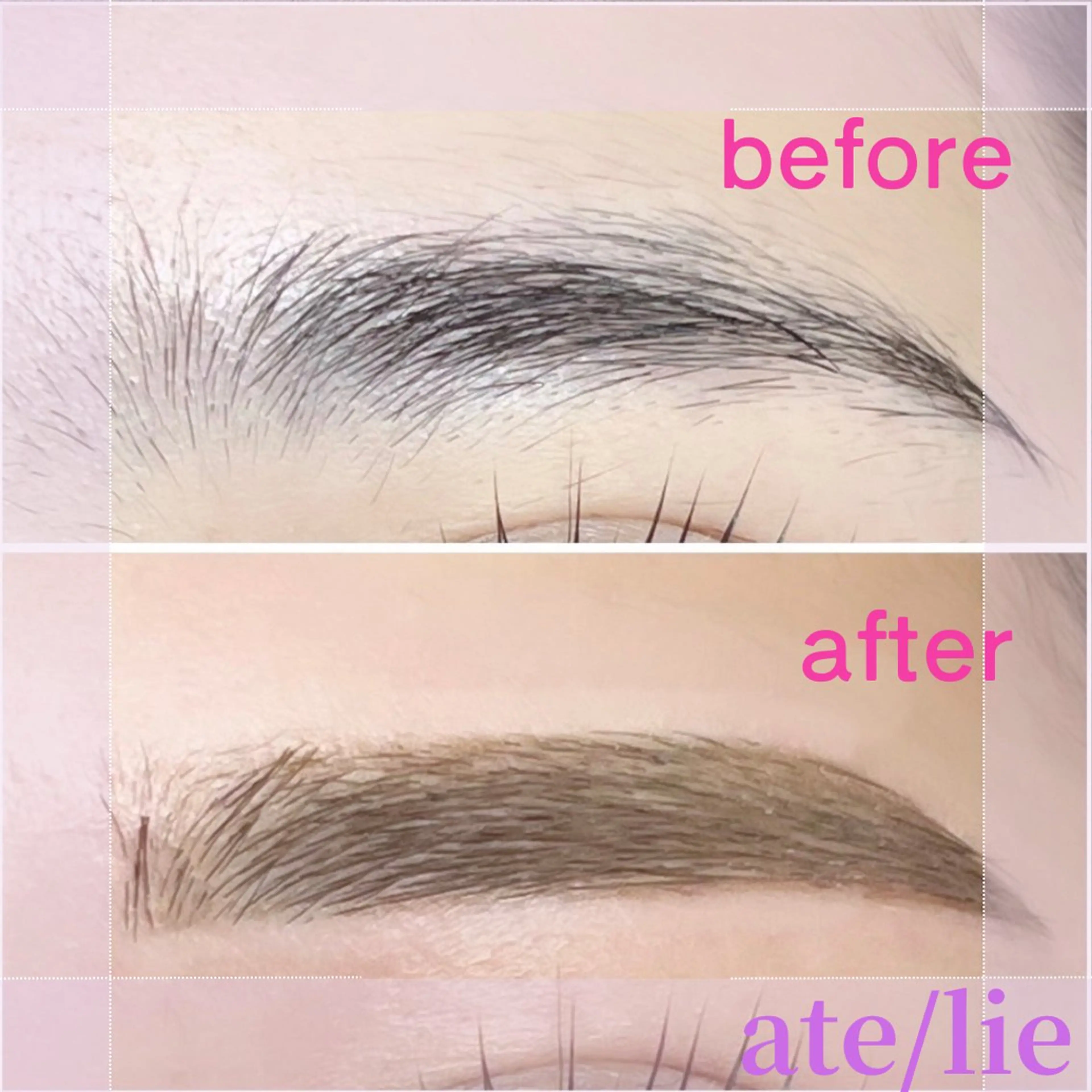 アイブロウ ate/lie アテリアのマツエク・マツパデザイン