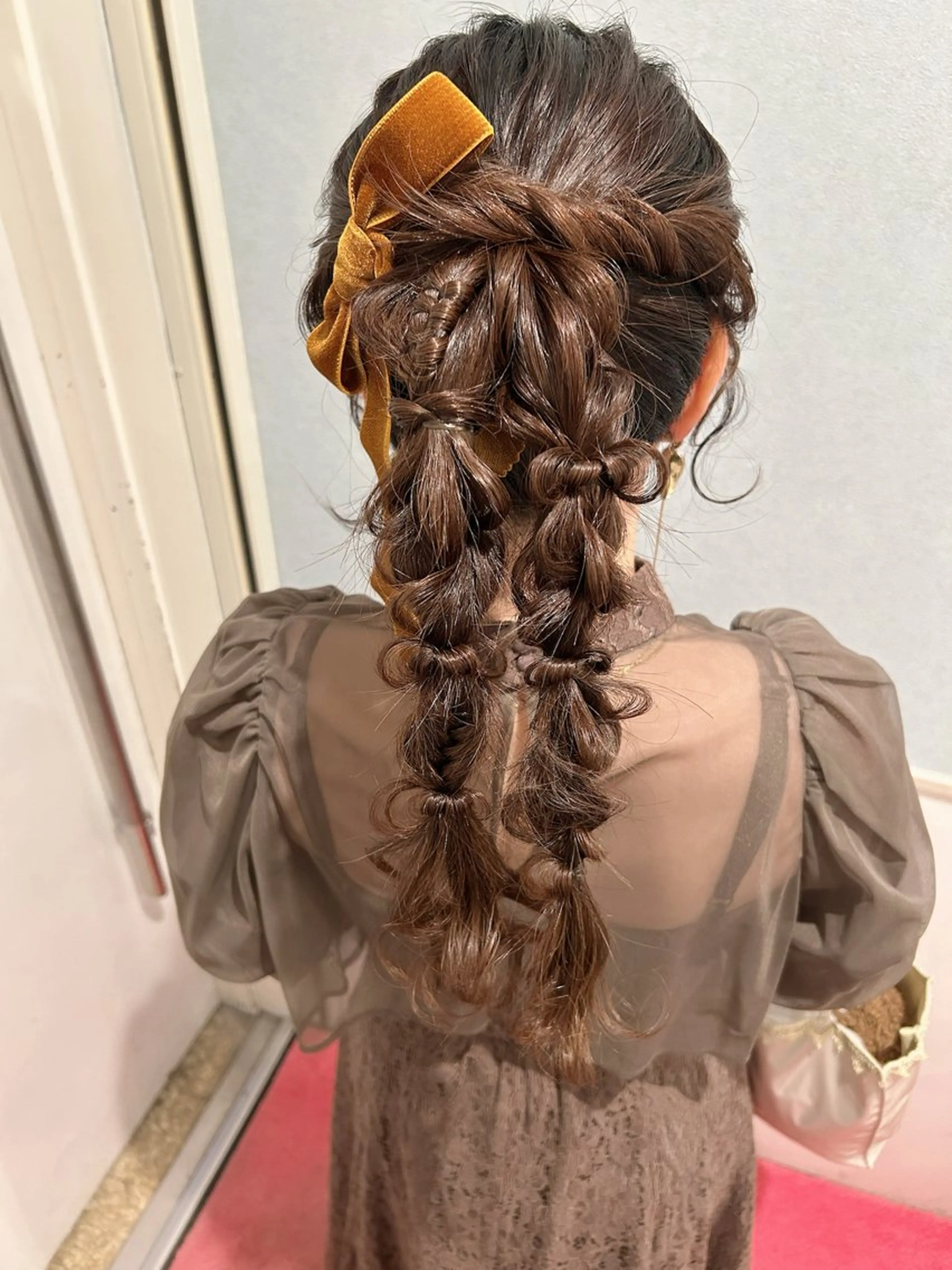 ロング ヘアアレンジ セットサロン      ラフテル所属・大阪/ヘアアレンジ /似合わせset💐のヘアスタイル