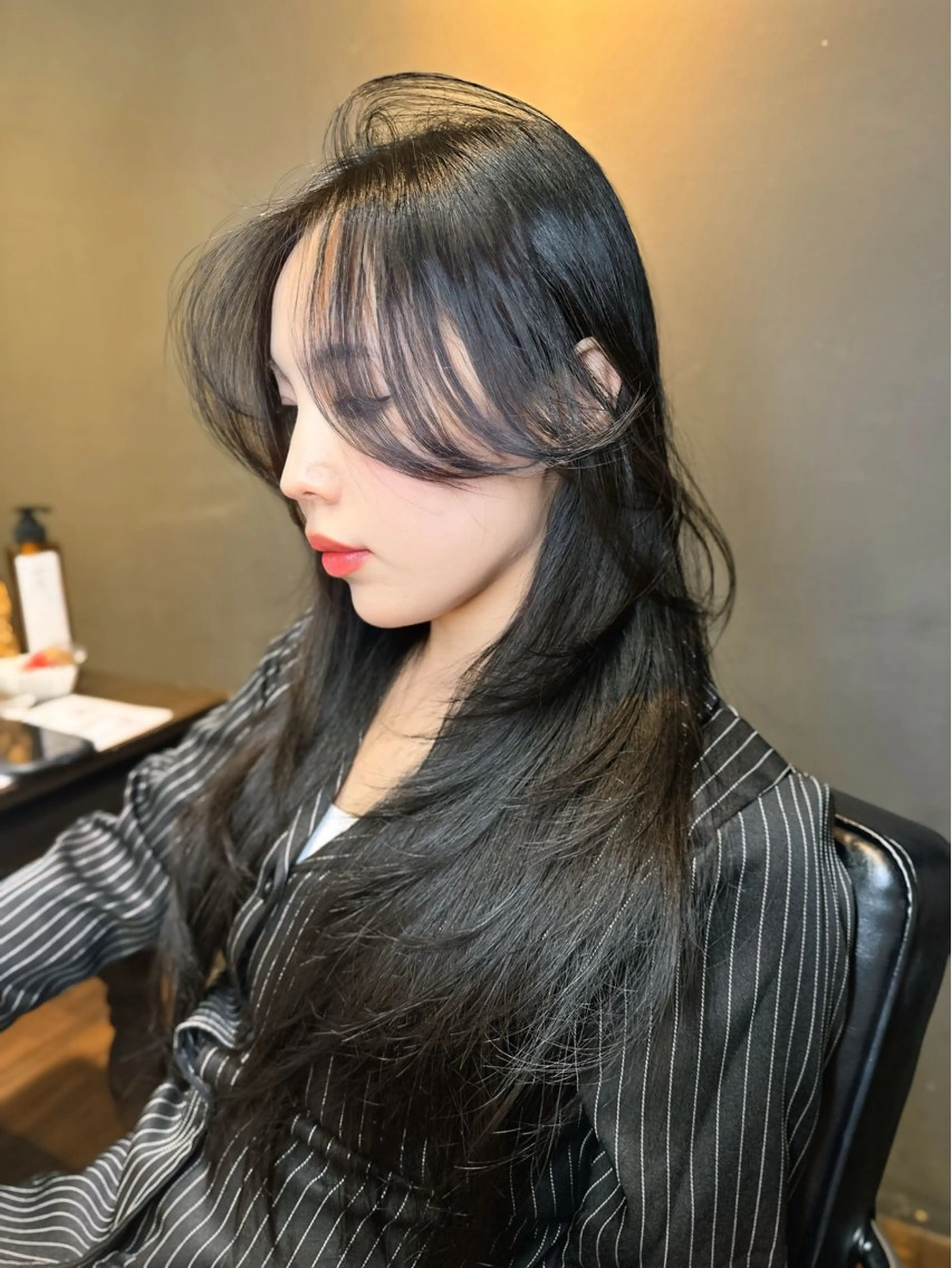 ロング カラー 髪質改善 レイヤーカット トリートメント ワンホンレイヤー ワンホンヘア カット ヘアカラー トリートメント ワンホンヘア ケラチン/Kaitoのヘアスタイル