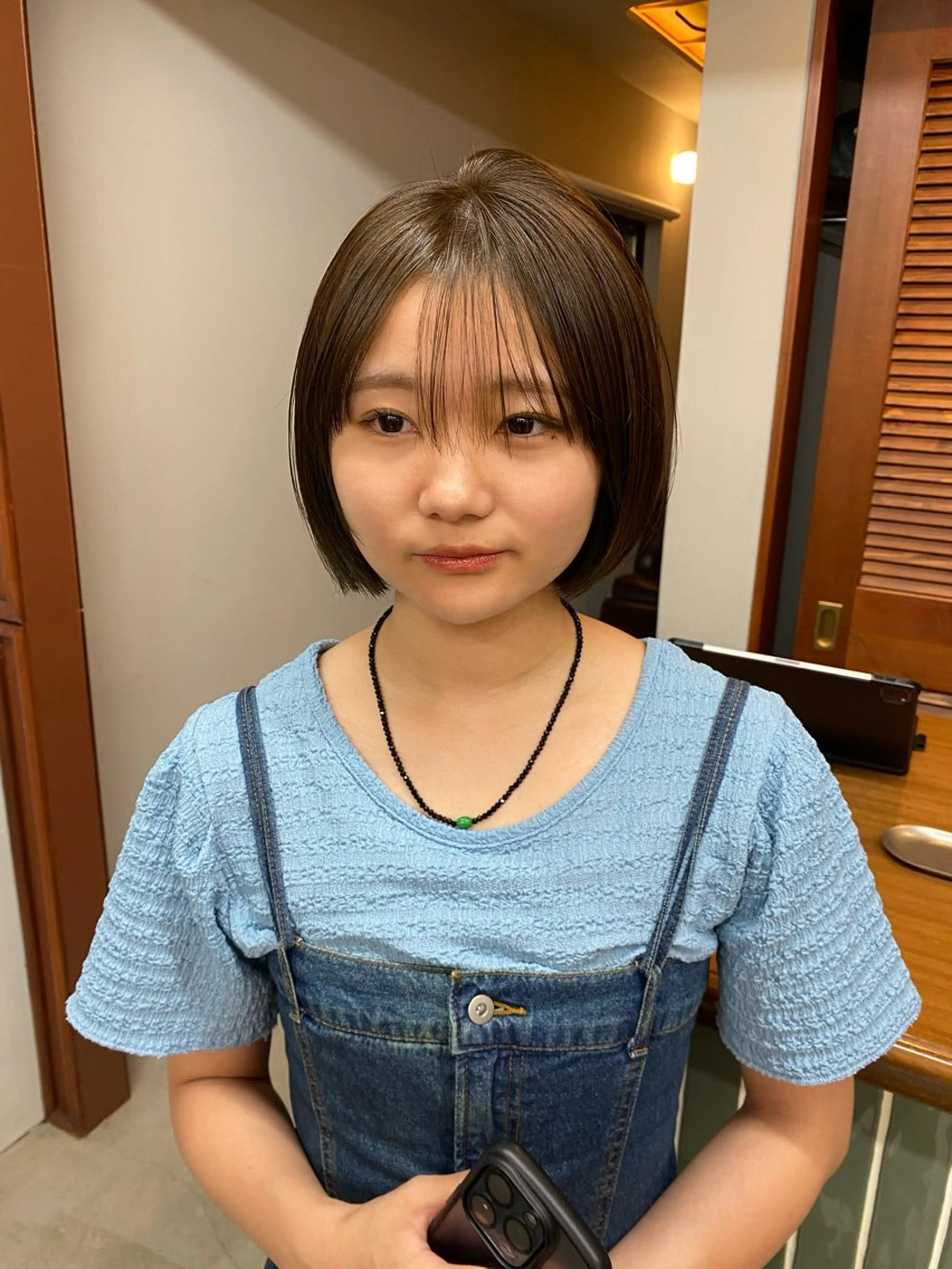 ショート ボブ うざバング DEPT 宗像あかりのヘアスタイル