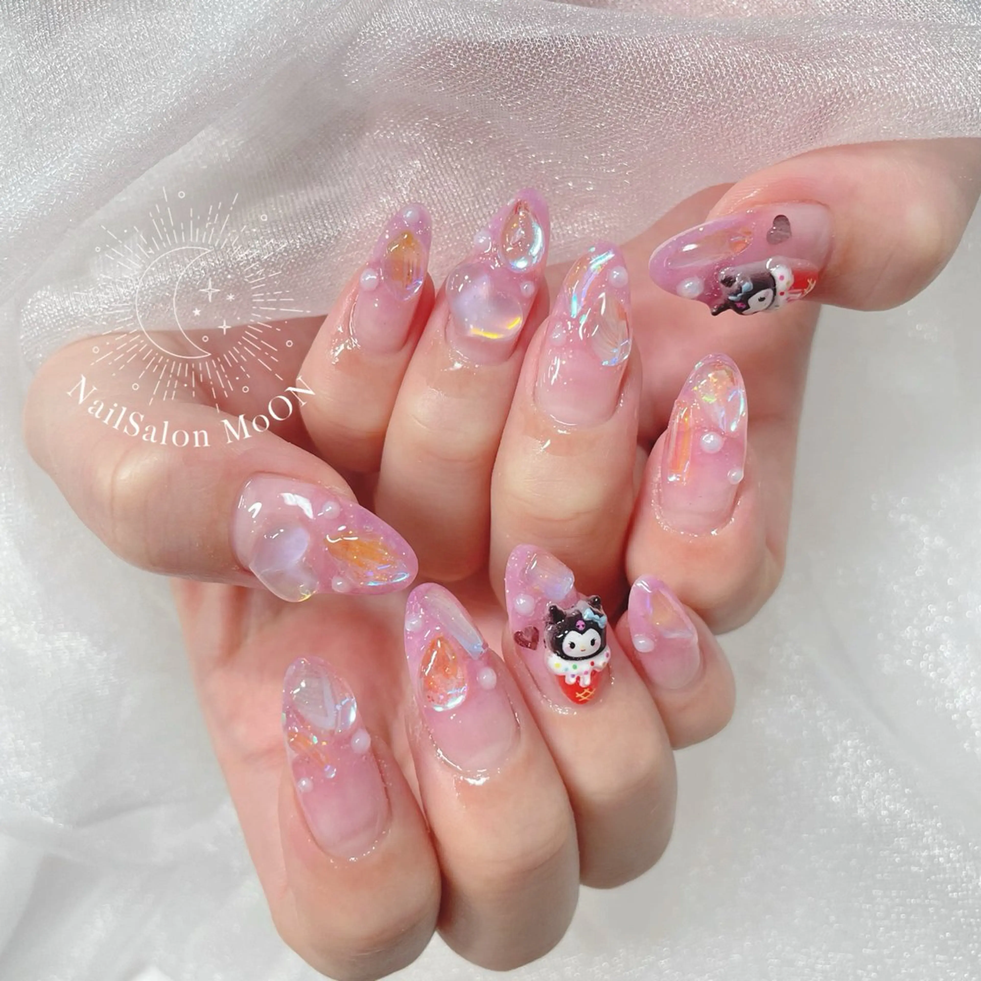 ネイル ハンドネイル ハンドケア MoON...❤︎ MeGuのネイルデザイン