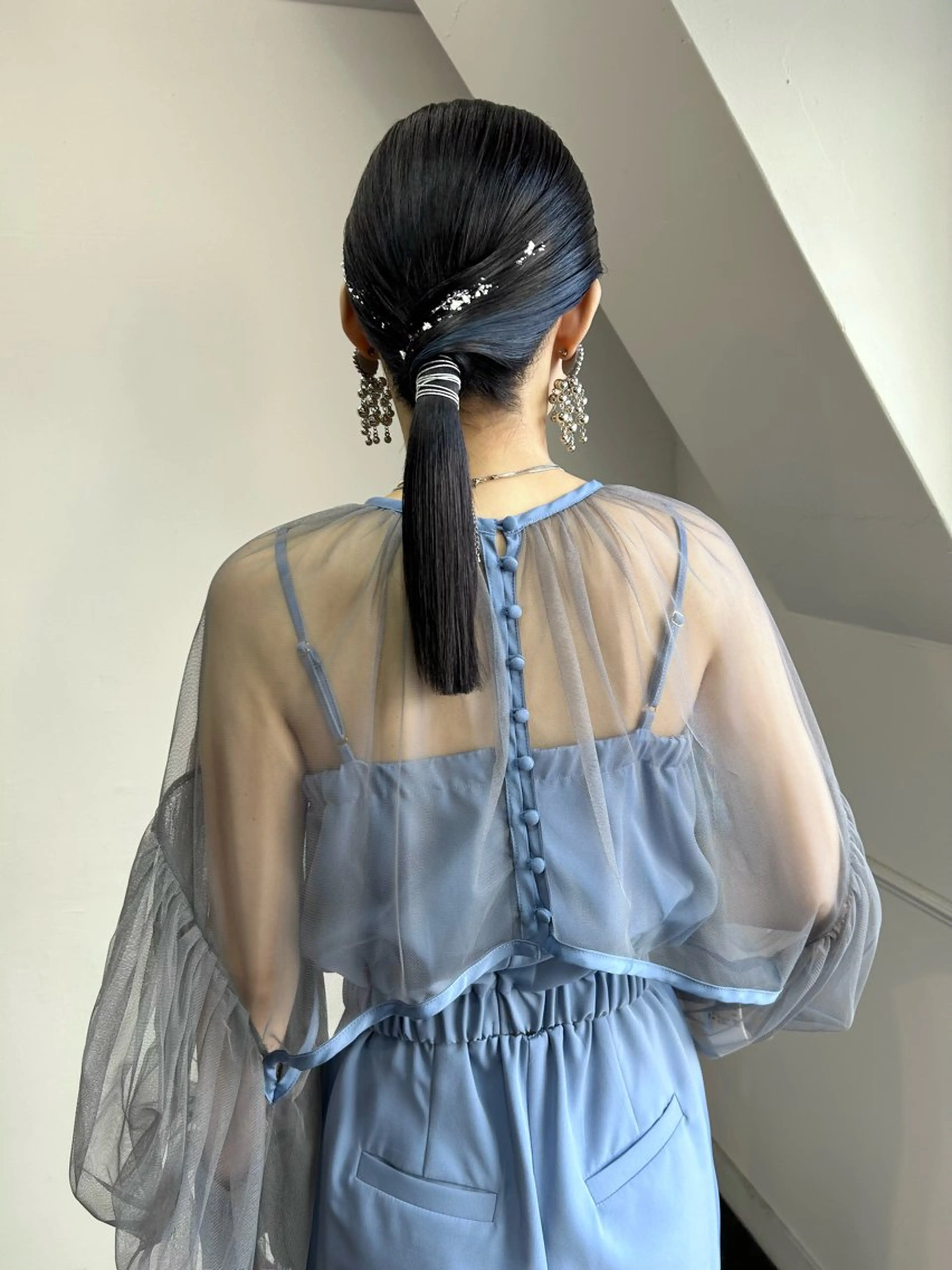 ミディアム オカモト ミユウのヘアスタイル