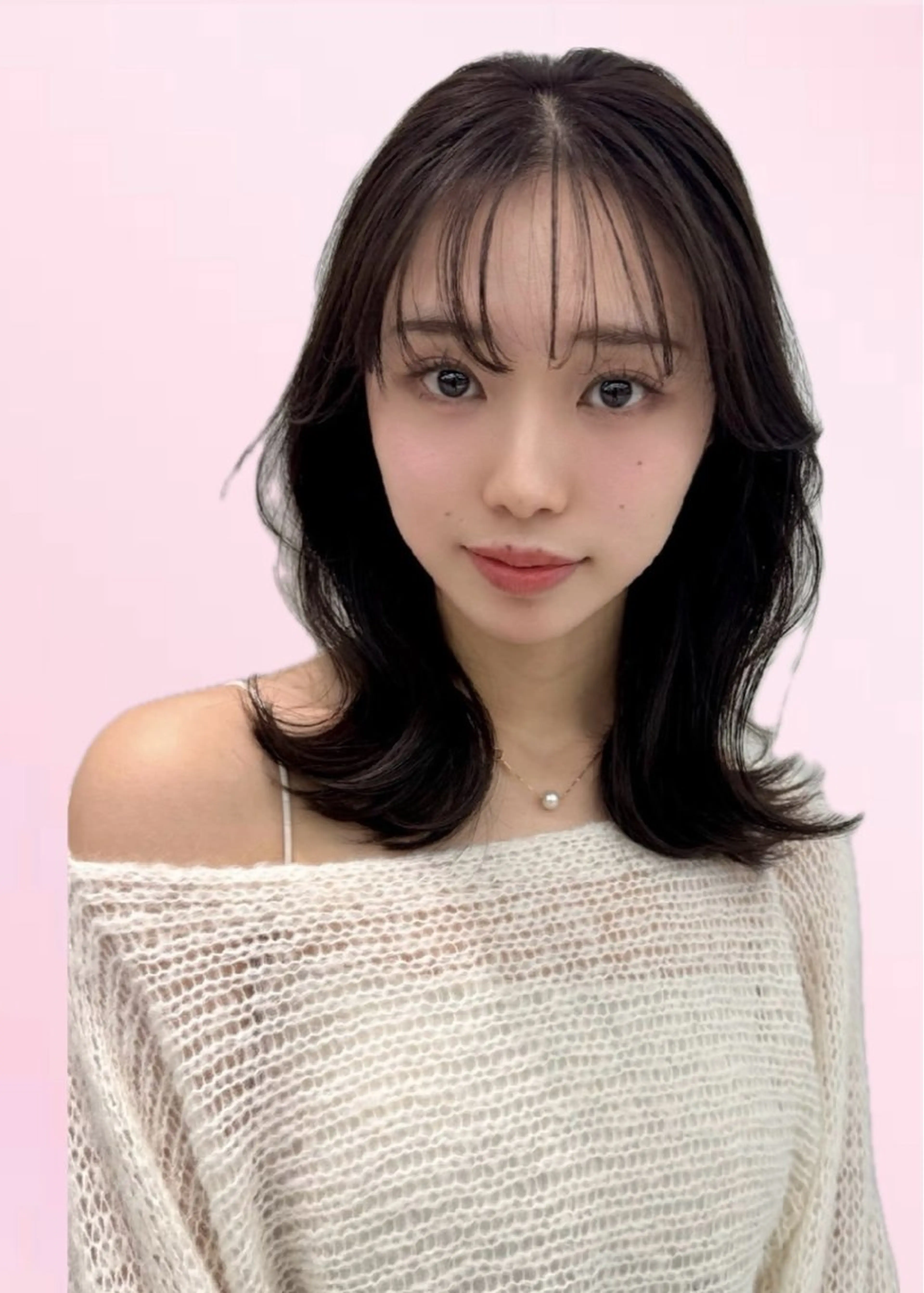 セミロング ヘアカラー 🩷🌸増子美沙希 /暖色/髪質改善のヘアスタイル