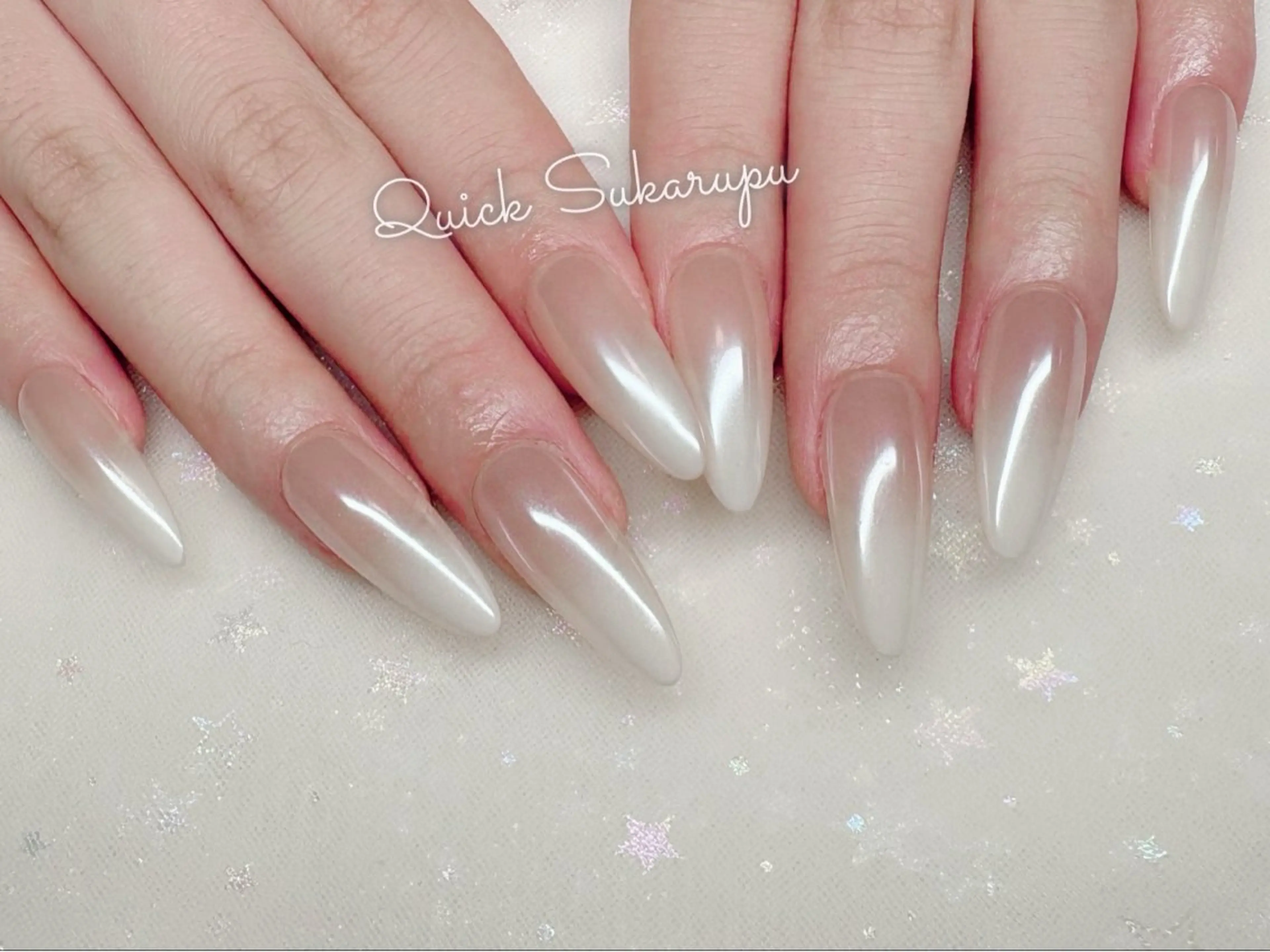 ロング ハンドネイル Quick Sukarupu 高田馬場店所属・Quick Sukarupuのネイルデザイン