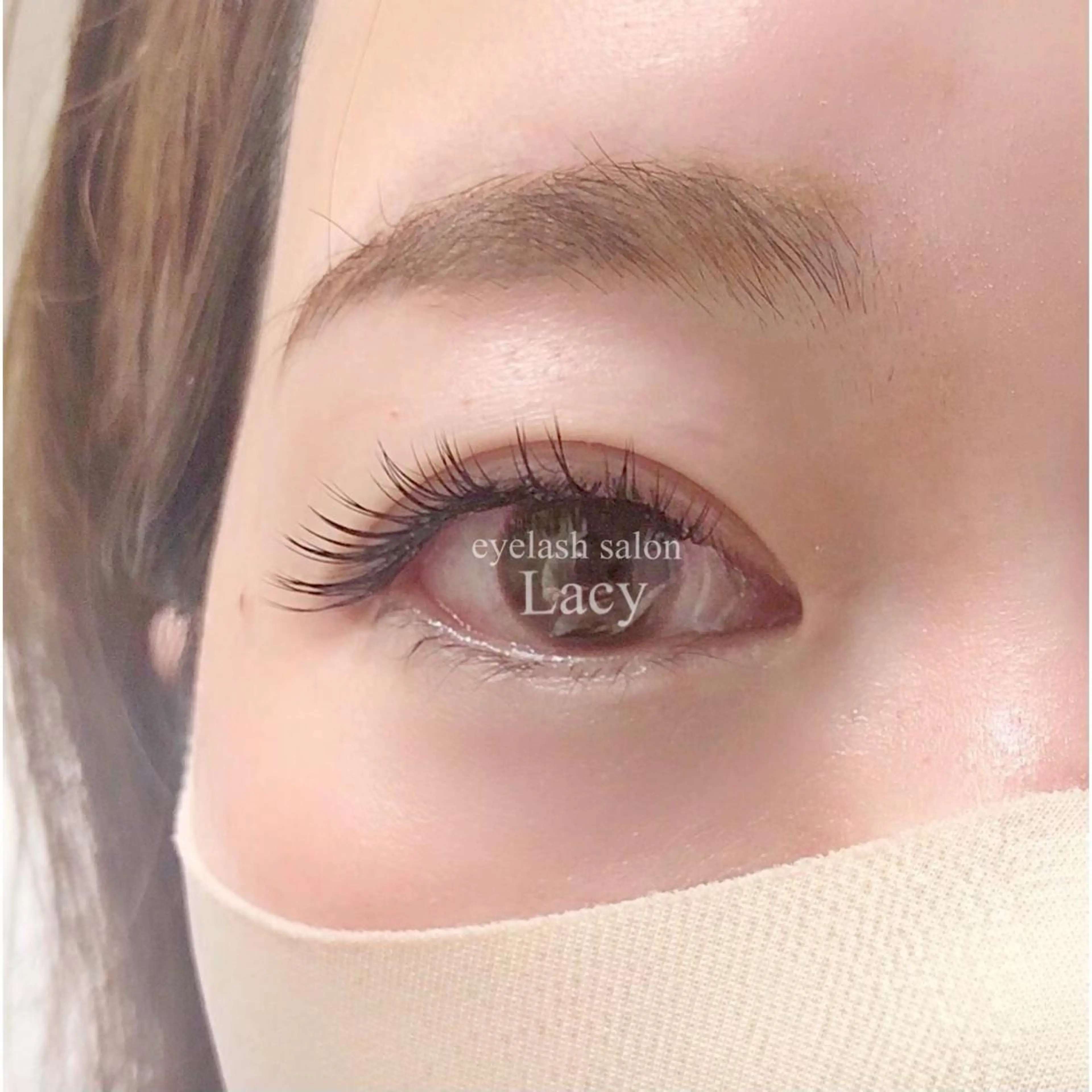 マツエク・マツパ Jカール 目尻長め eyelash salon Lacy所属・アイデザイナー MIKIのマツエク・マツパデザイン