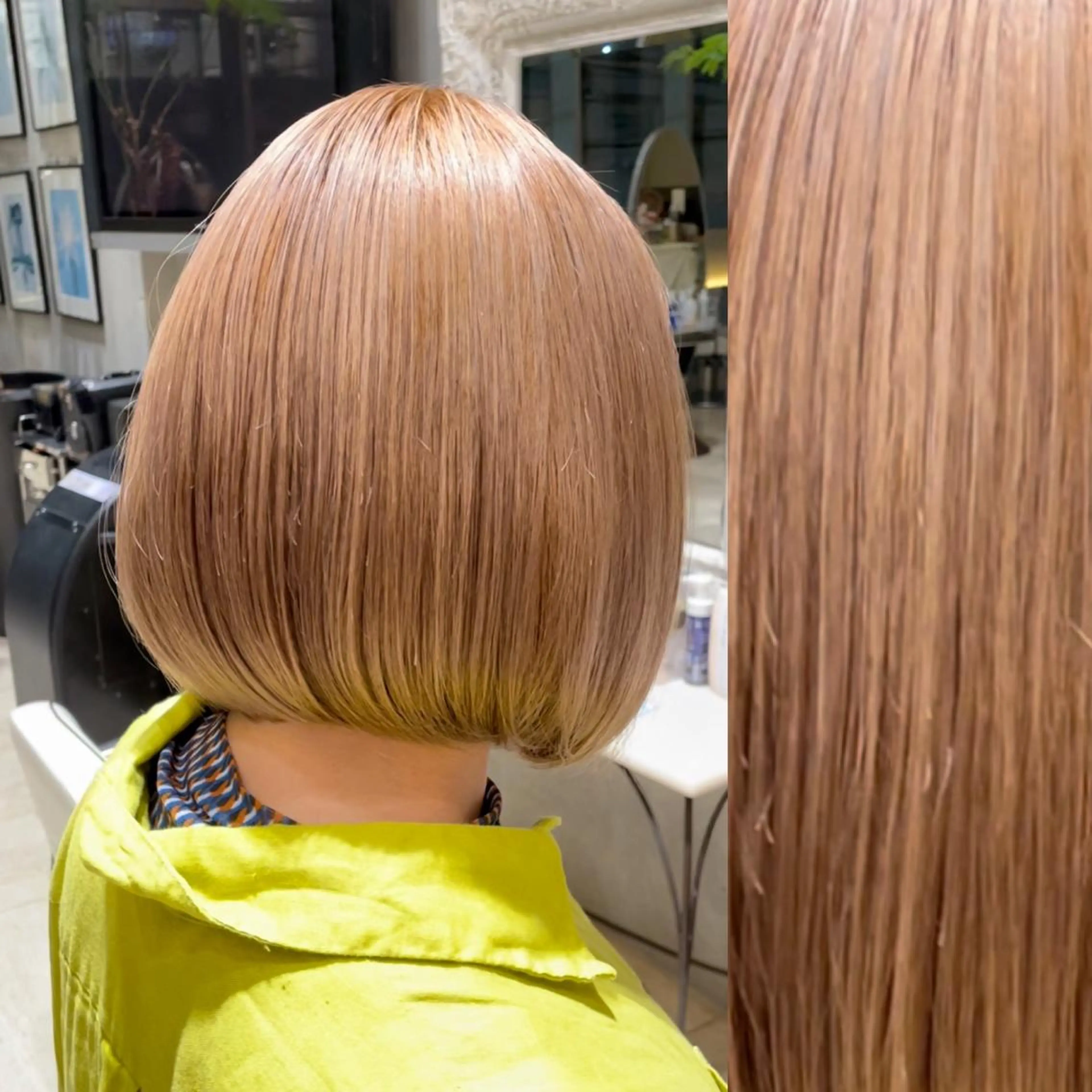 カラー ベージュカラー ミルクティーベージュ KURO/韓国ヘア /レイヤーカットのヘアスタイル