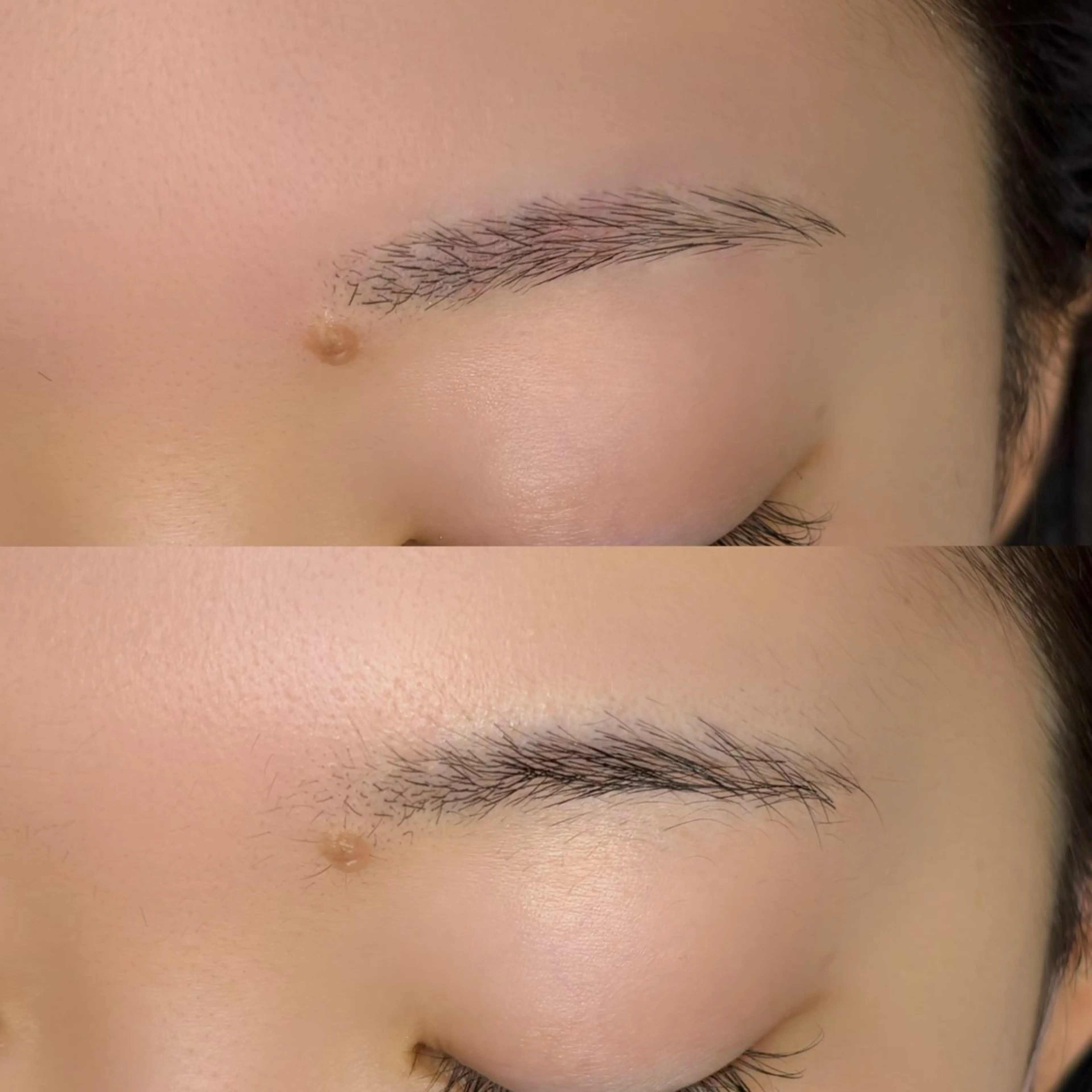 アイブロウ ワックス脱毛 momoka/暖色 カラー/縮毛矯正✨️のヘアスタイル