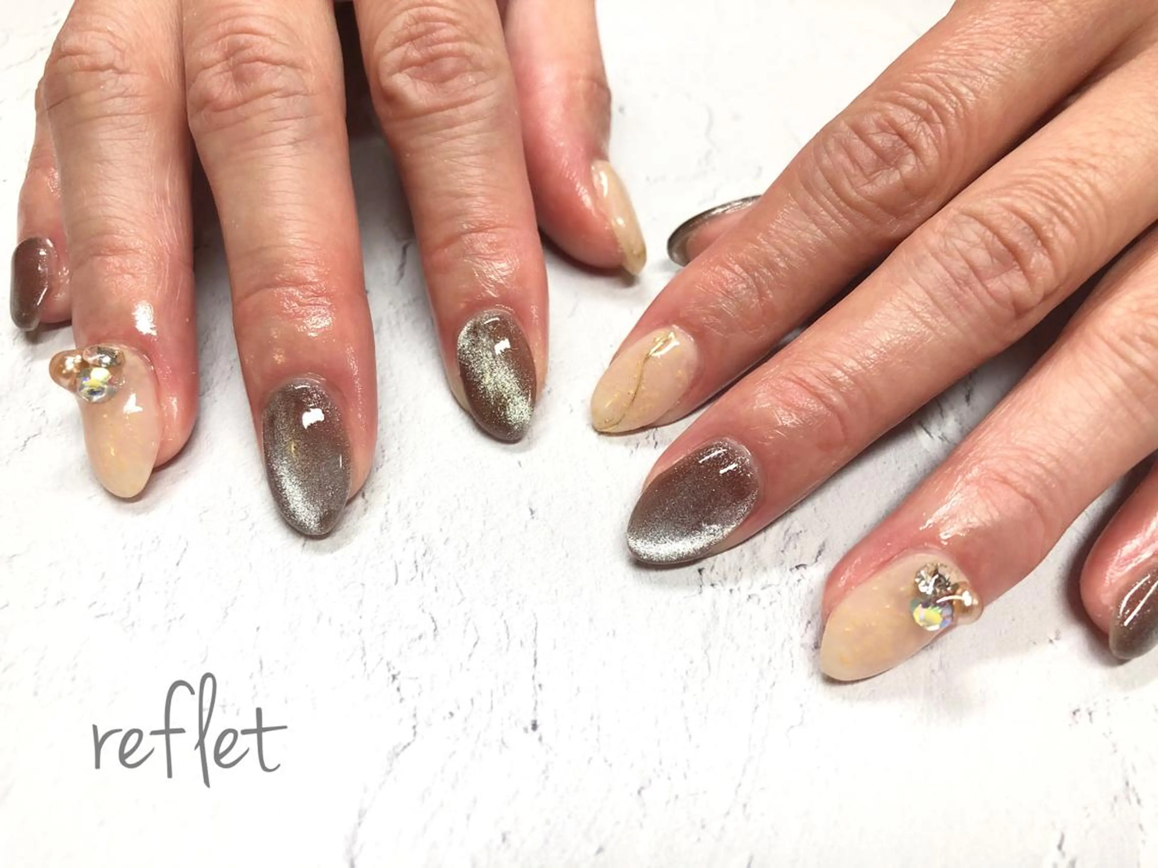ネイル ハンドネイル reflet nailのネイルデザイン