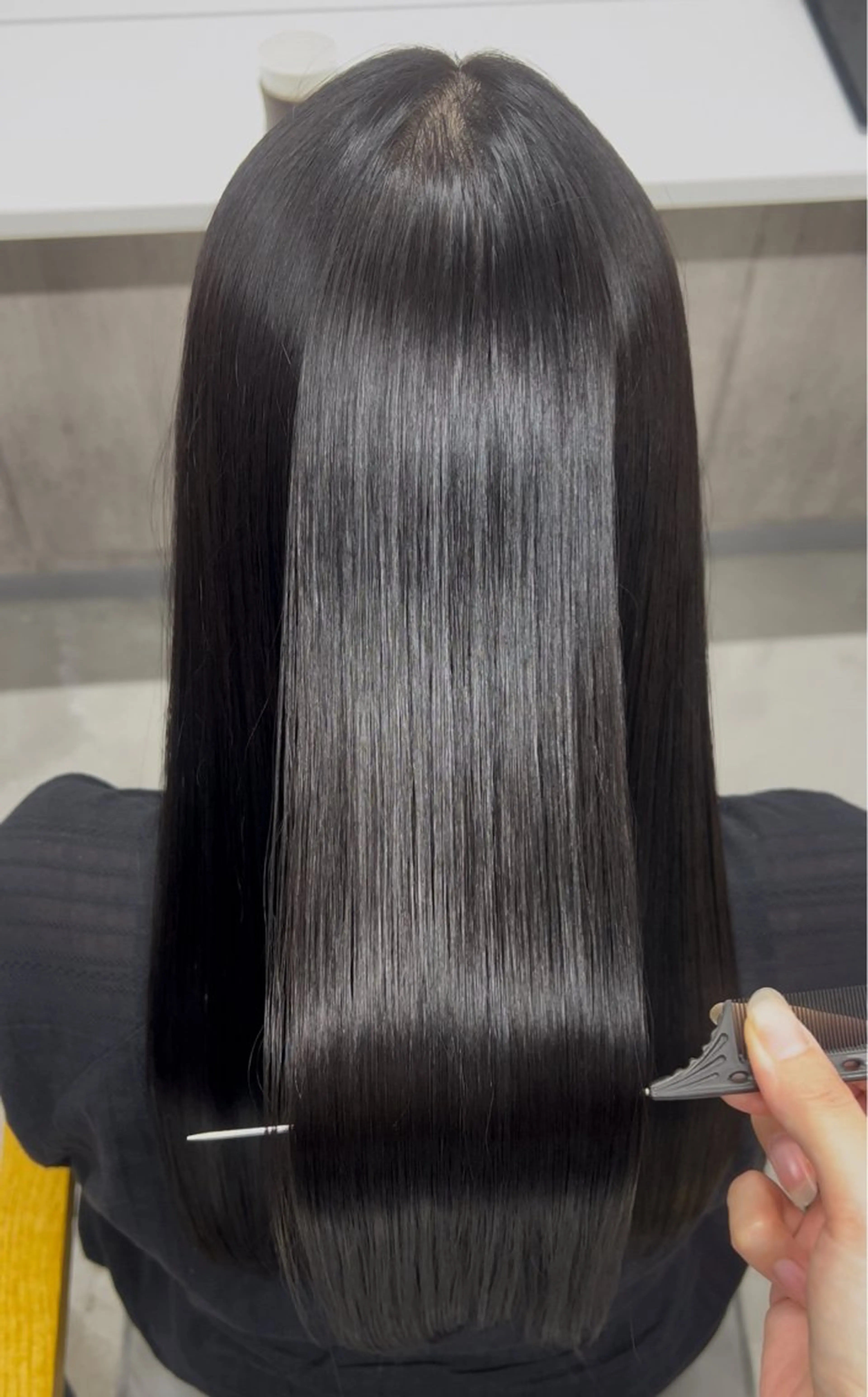 ロング カット トリートメント 髪質改善×美髪矯正 艶髪カラー　阪口のヘアスタイル