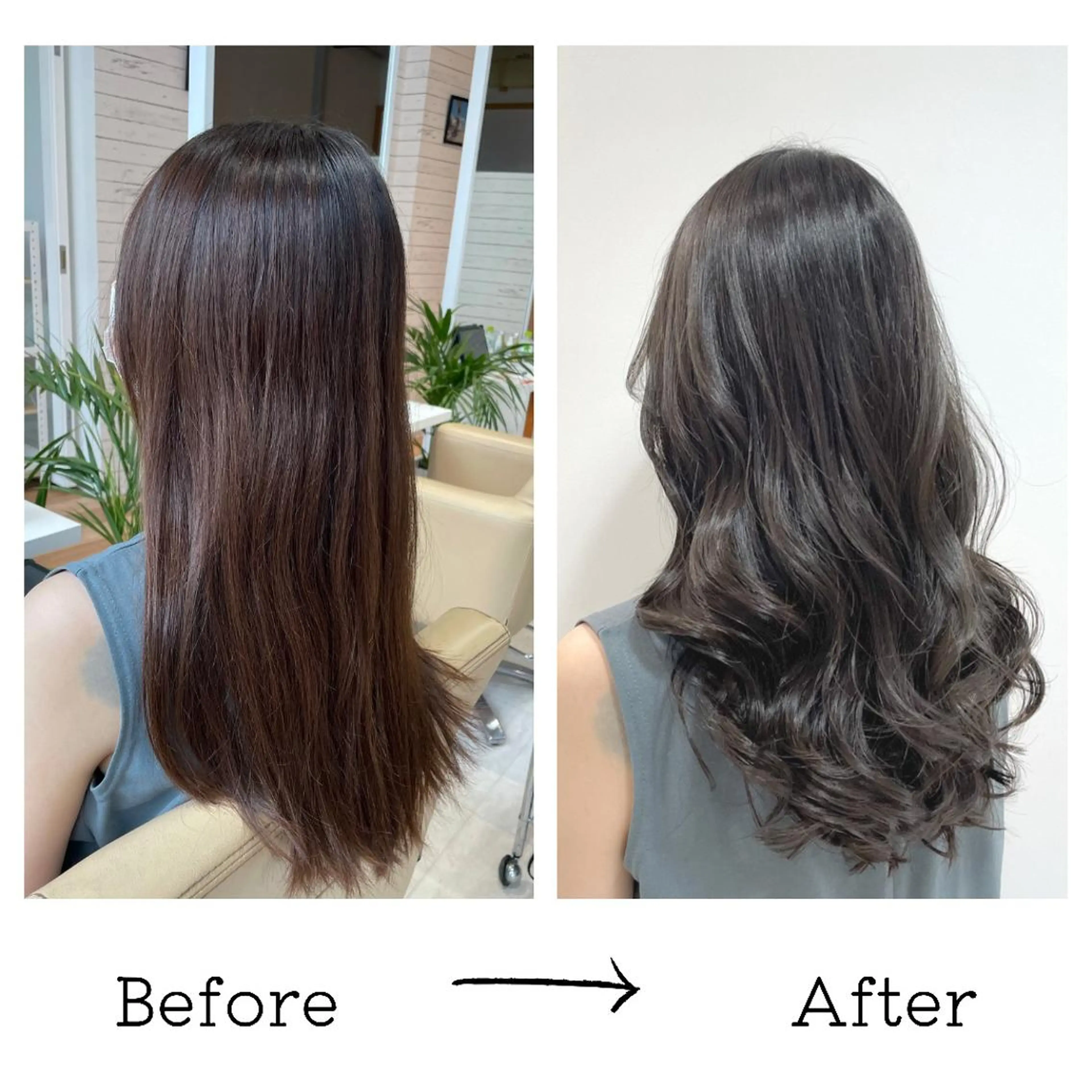 ロング カラー 似合わせカット 💫小顔カット TAROのヘアスタイル