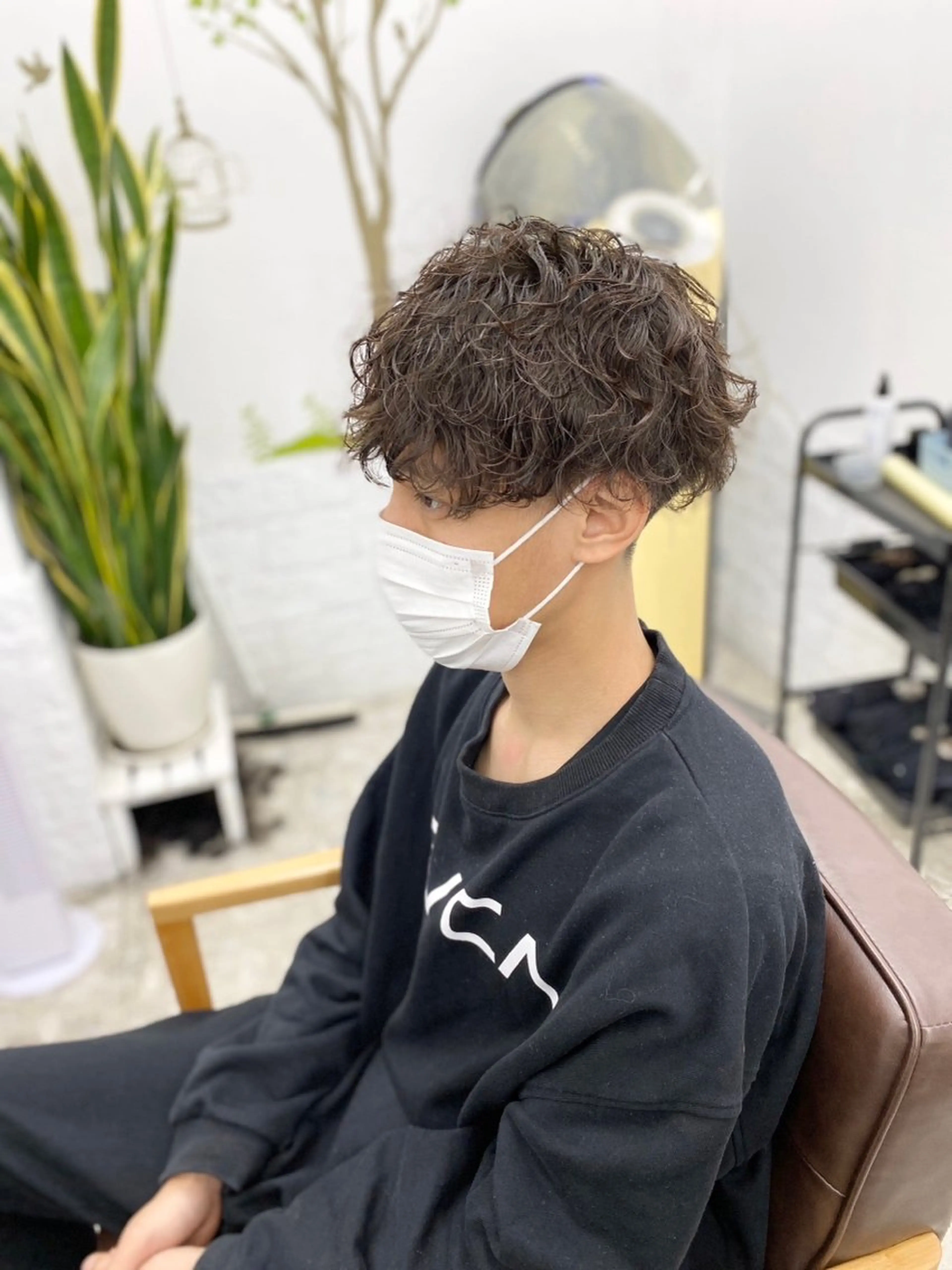 パーマ メンズ カラー特化サロン ピリナ相武台前のヘアスタイル