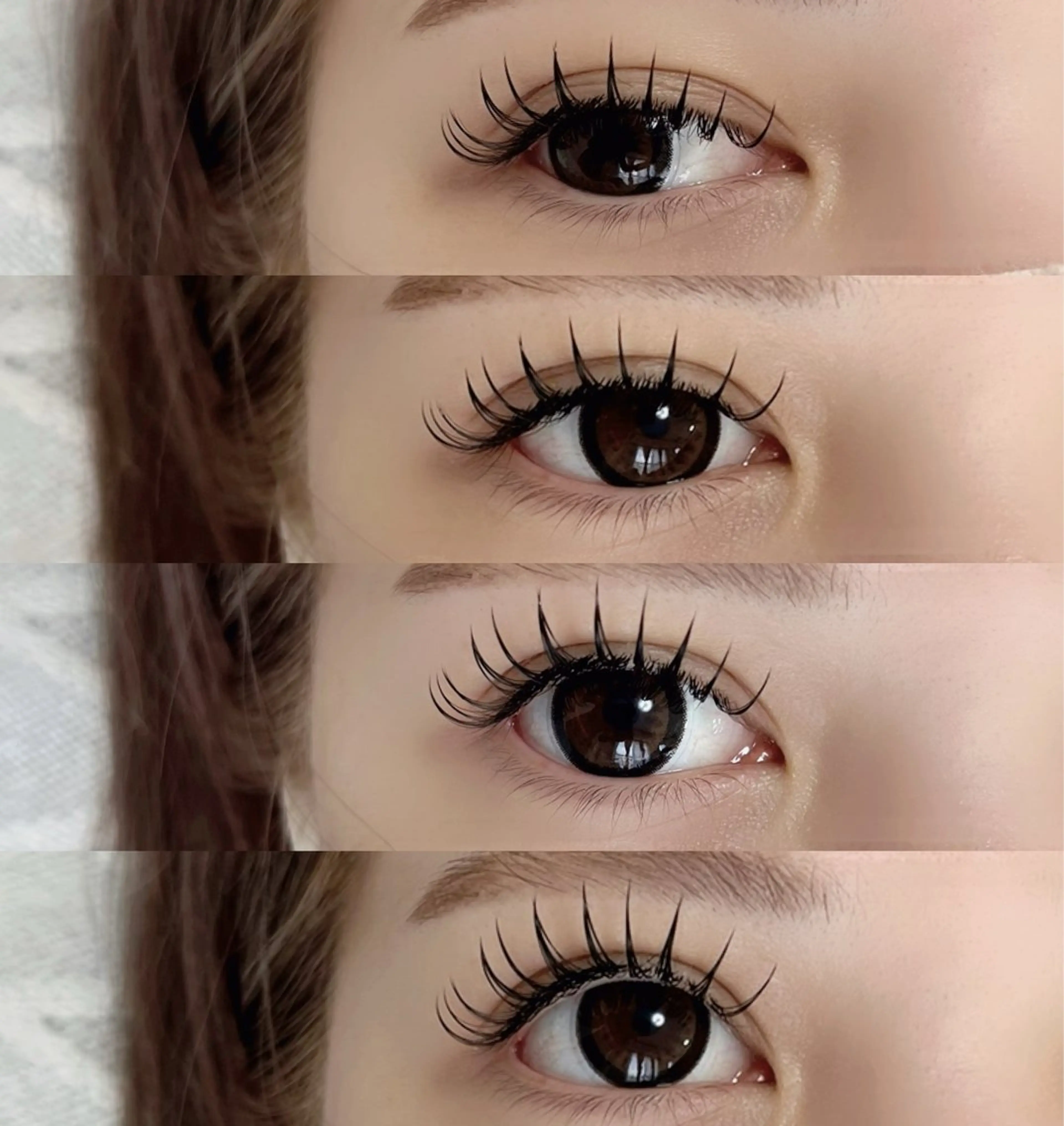 マツエク・マツパ マツエク 【那覇/束感まつ毛】 ｷｬﾒﾙのマツエク・マツパデザイン