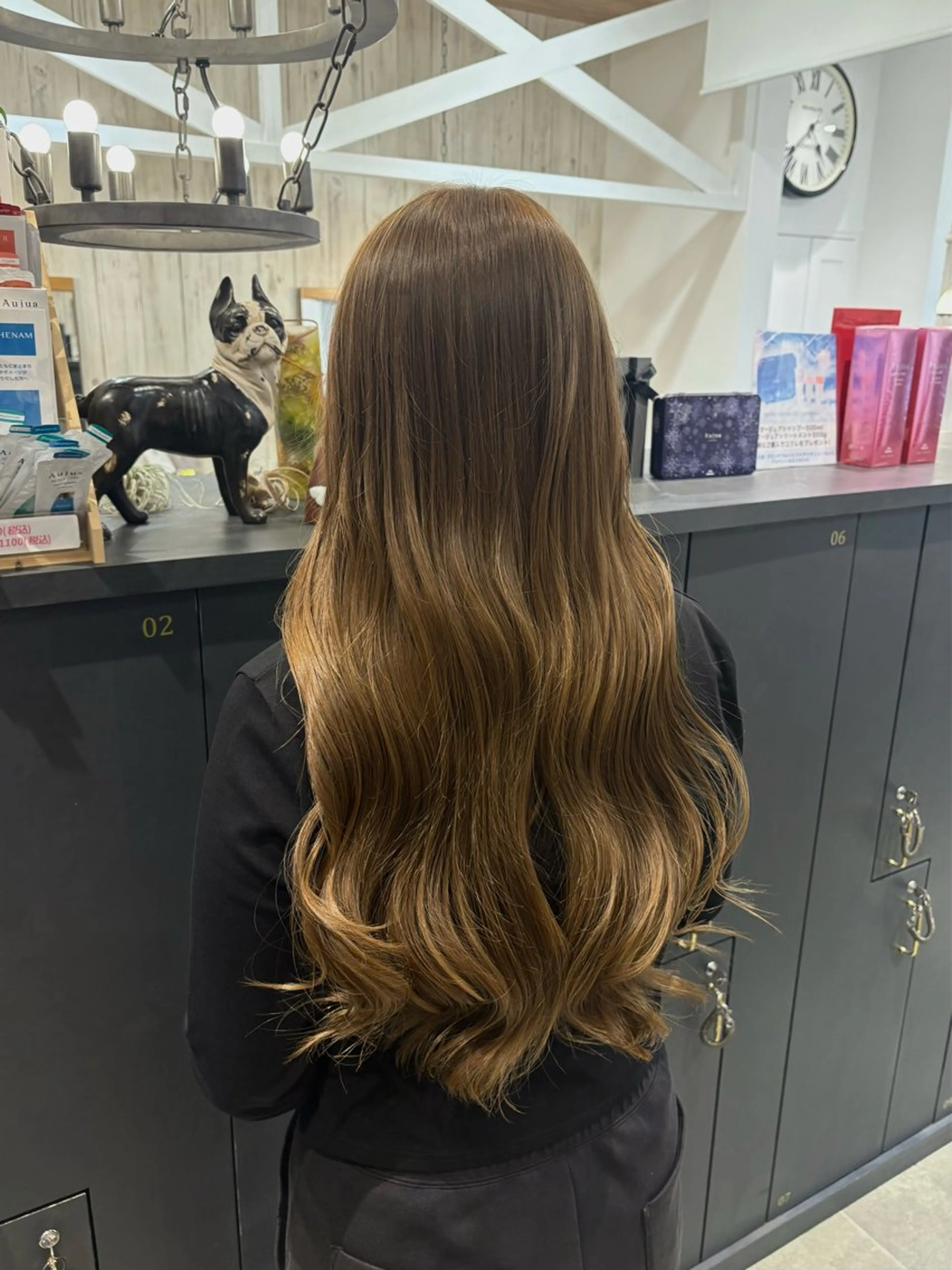 ロング ヘアカラー トリートメント 田村 亜衣華のヘアスタイル