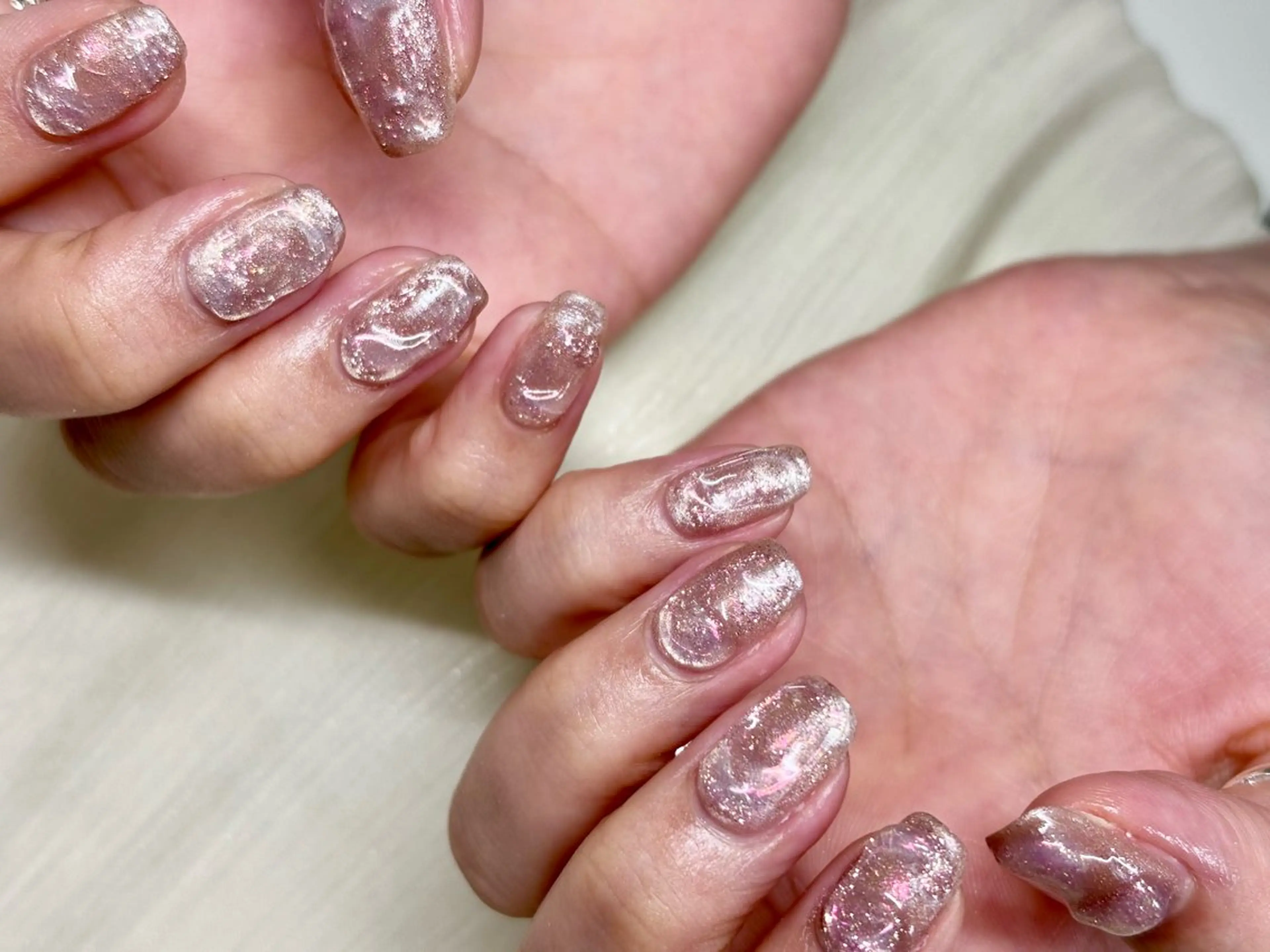 ネイル ニュアンスネイル 春ネイル N.KIRARI hanaのネイルデザイン