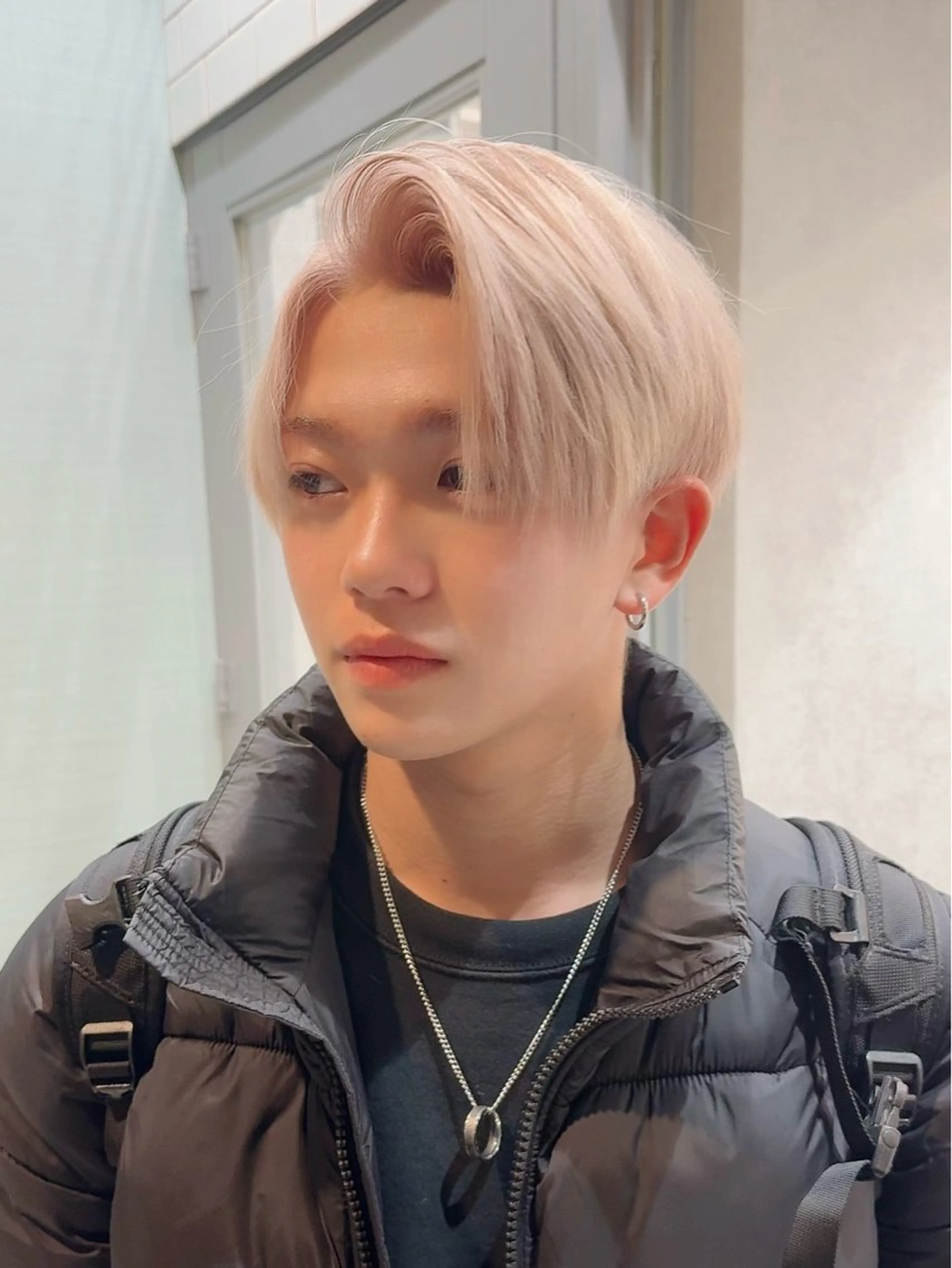 ミディアム カラー メンズ ヘアカラー トリートメント ARIA💎縮毛矯正 ブリーチ💎複雑履歴のヘアスタイル