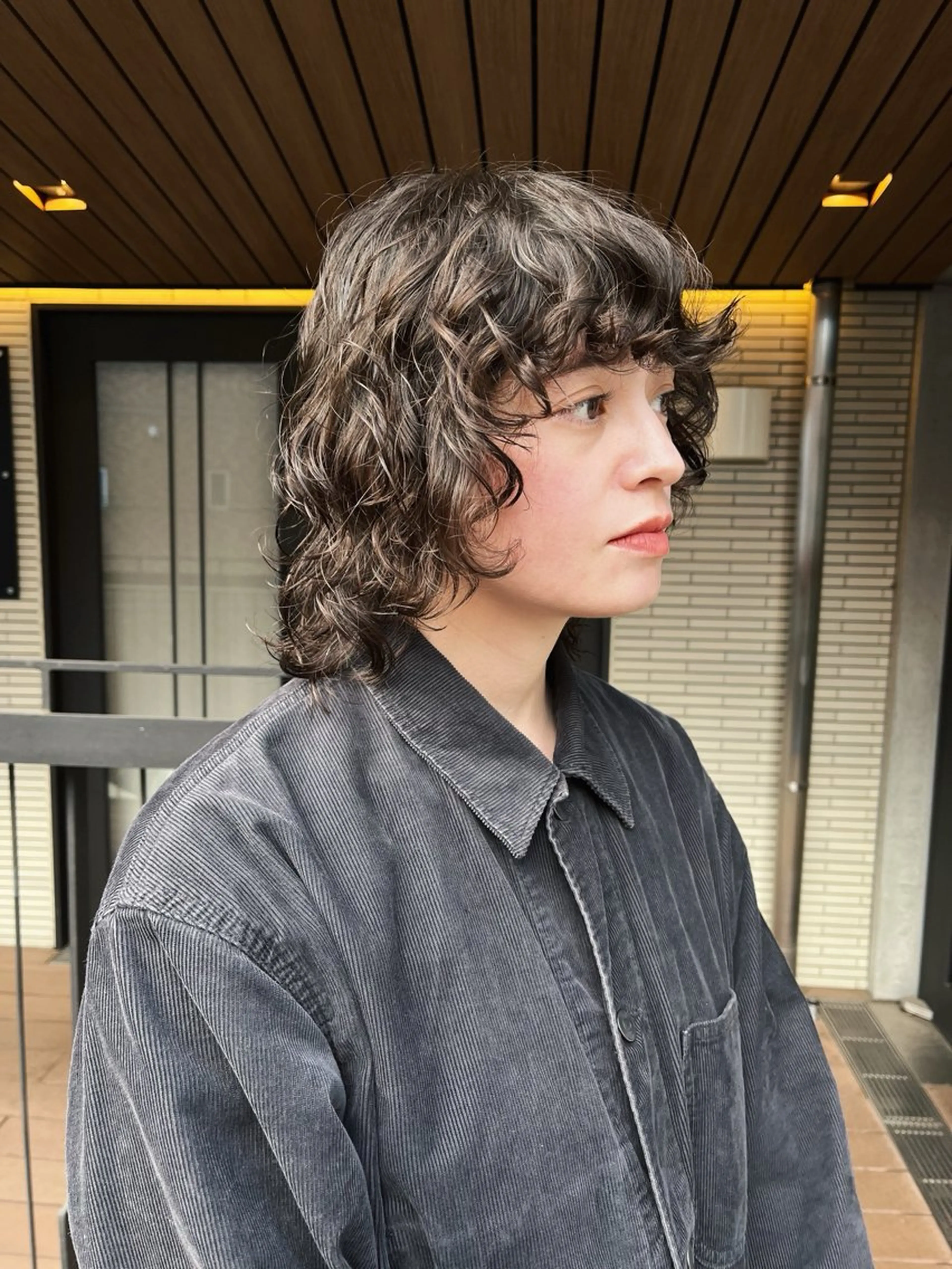 ミディアム パーマ カット パーマ 暖色/パーマ 🌼クニトウメイのヘアスタイル