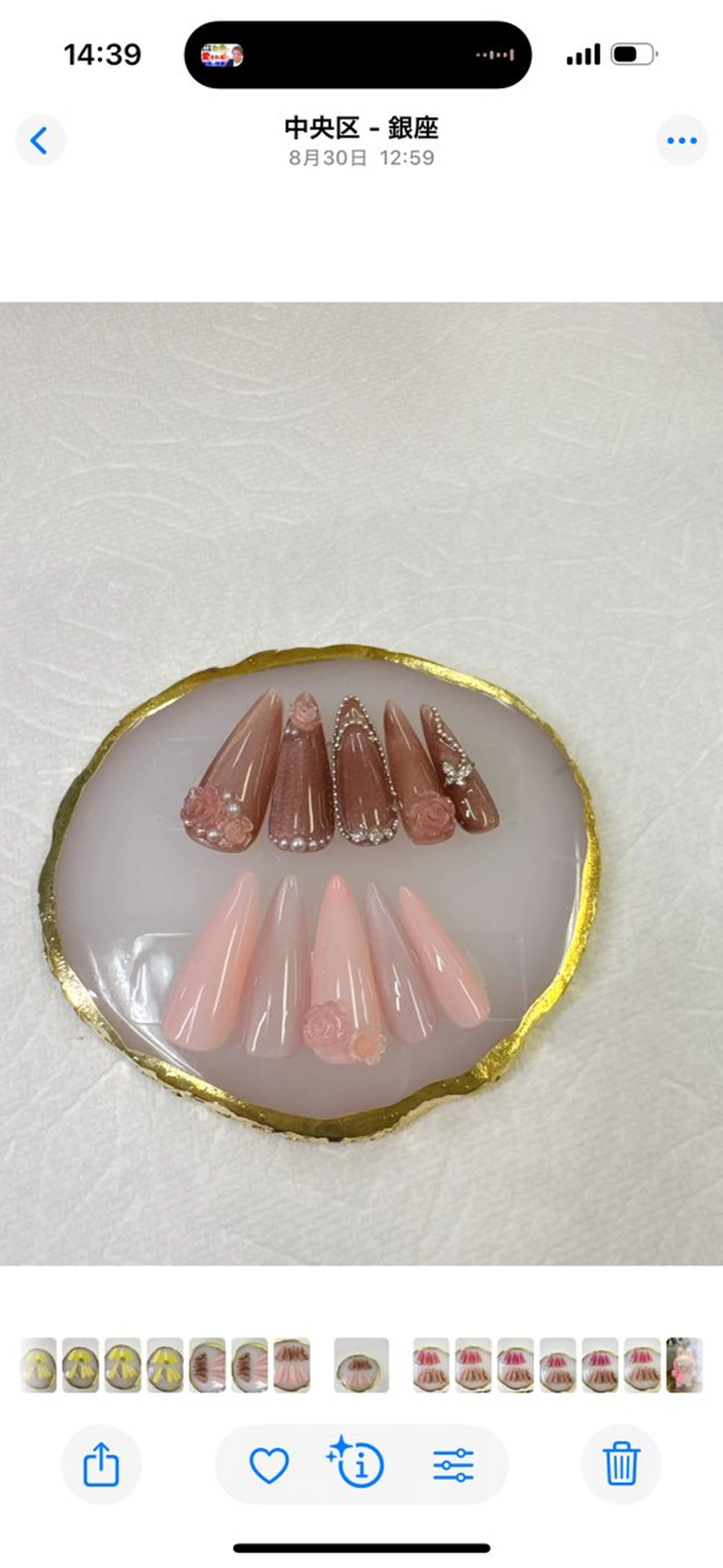 ネイル アートネイル べっ甲ネイル ボルドー ドット フットネイル ハンドネイル クイーンズネイル銀座所属・Queeens nailのネイルデザイン