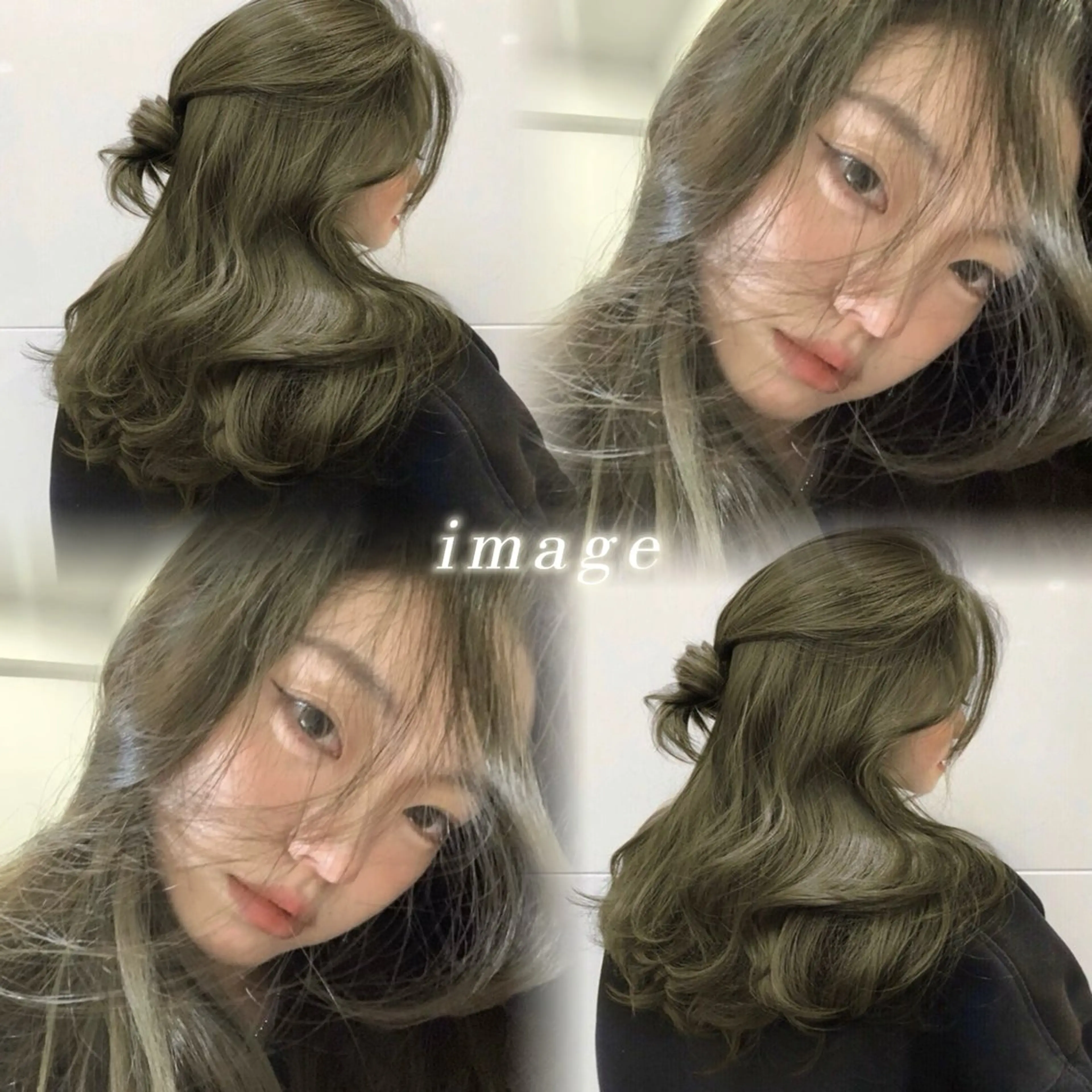 【olive color🫒】ワンカラー＋CHAINONオリジナルトリートメント🪄の写真