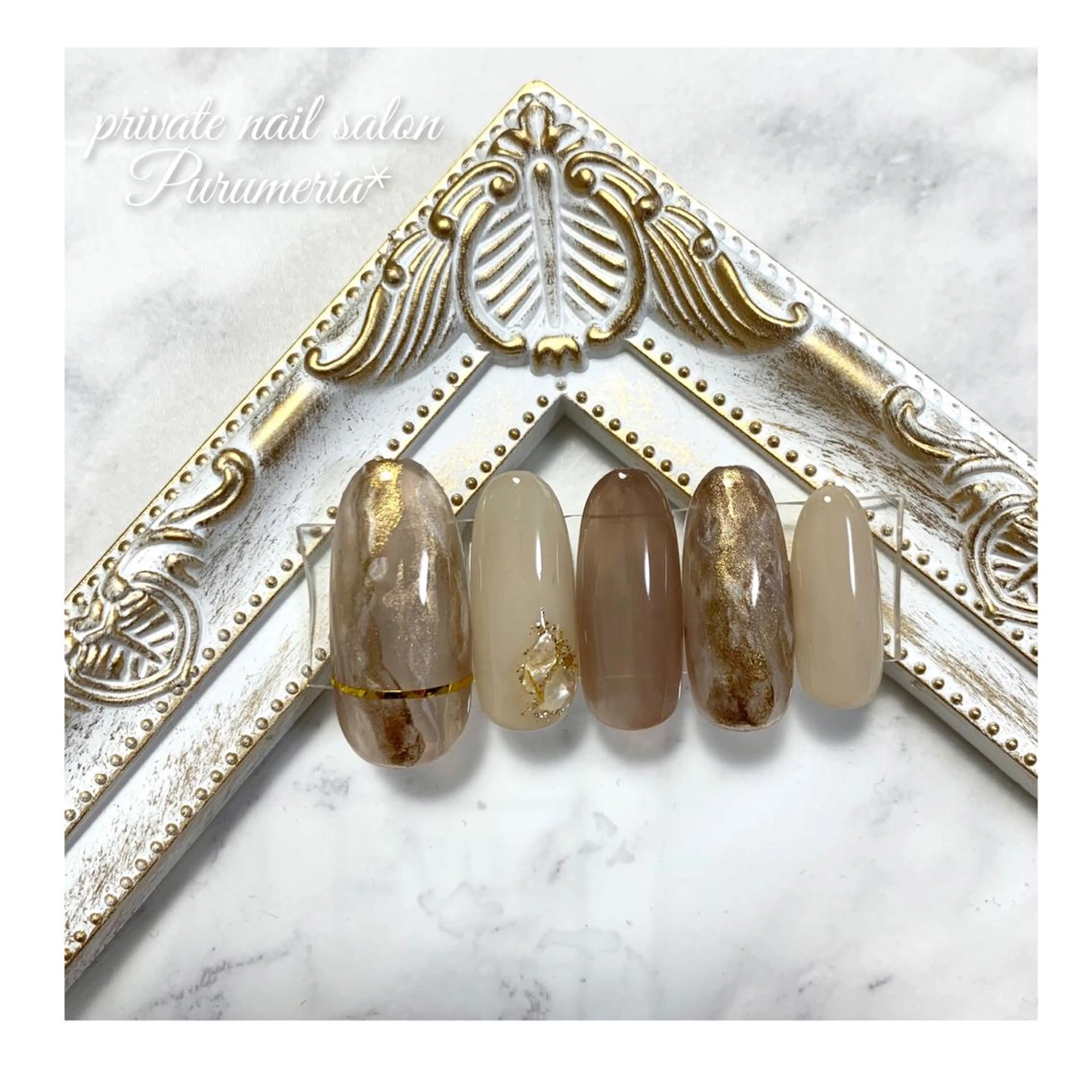 ネイル ニュアンスネイル フットネイル Malama ___Ayakaのネイルデザイン