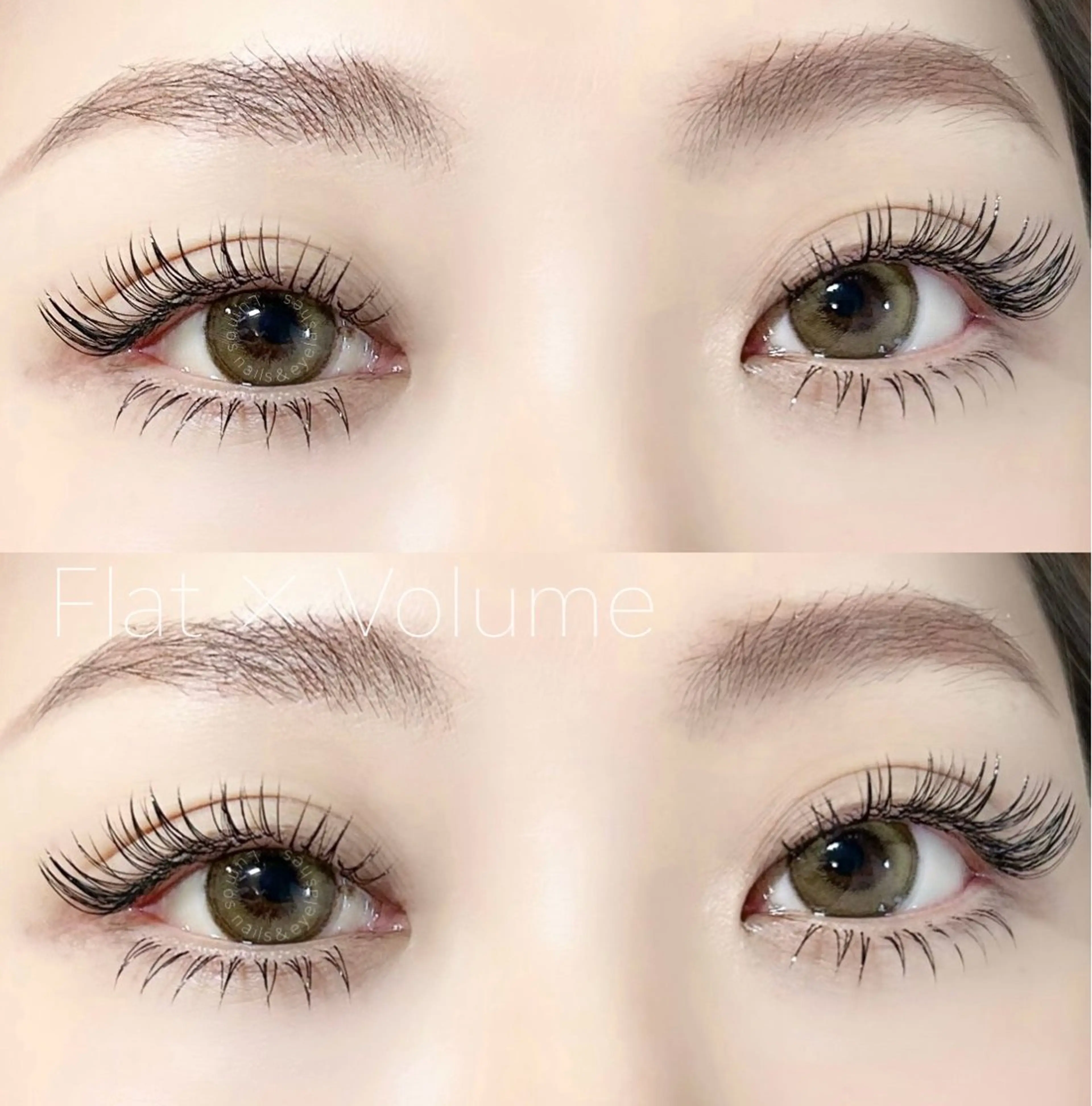 マツエク・マツパ フラットラッシュ Lumos nail&eyelash所属・Lumos Ayakaのマツエク・マツパデザイン