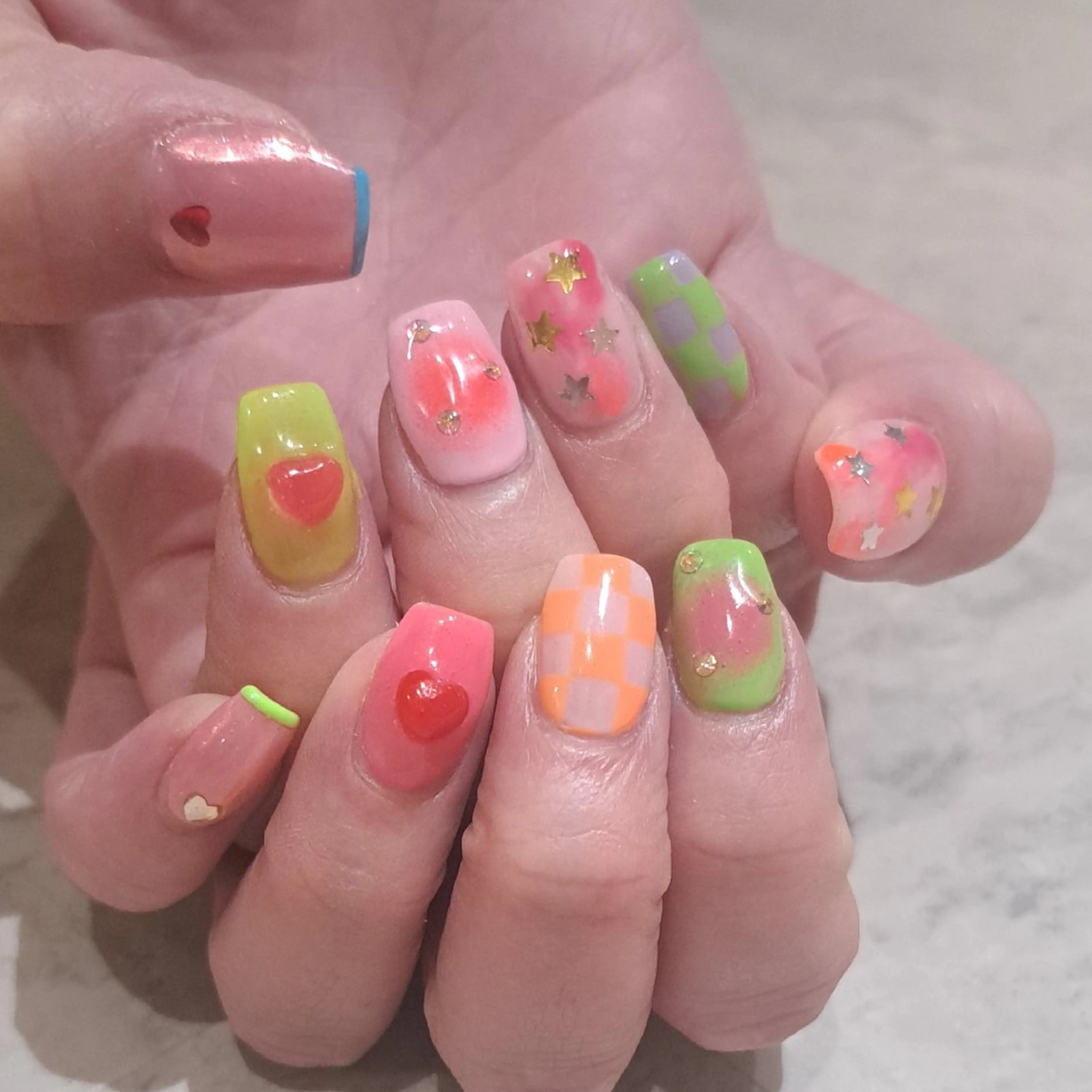ネイル アートネイル ジェルネイル 持ち込み ハンドネイル Nail mood /アートし放題のネイルデザイン