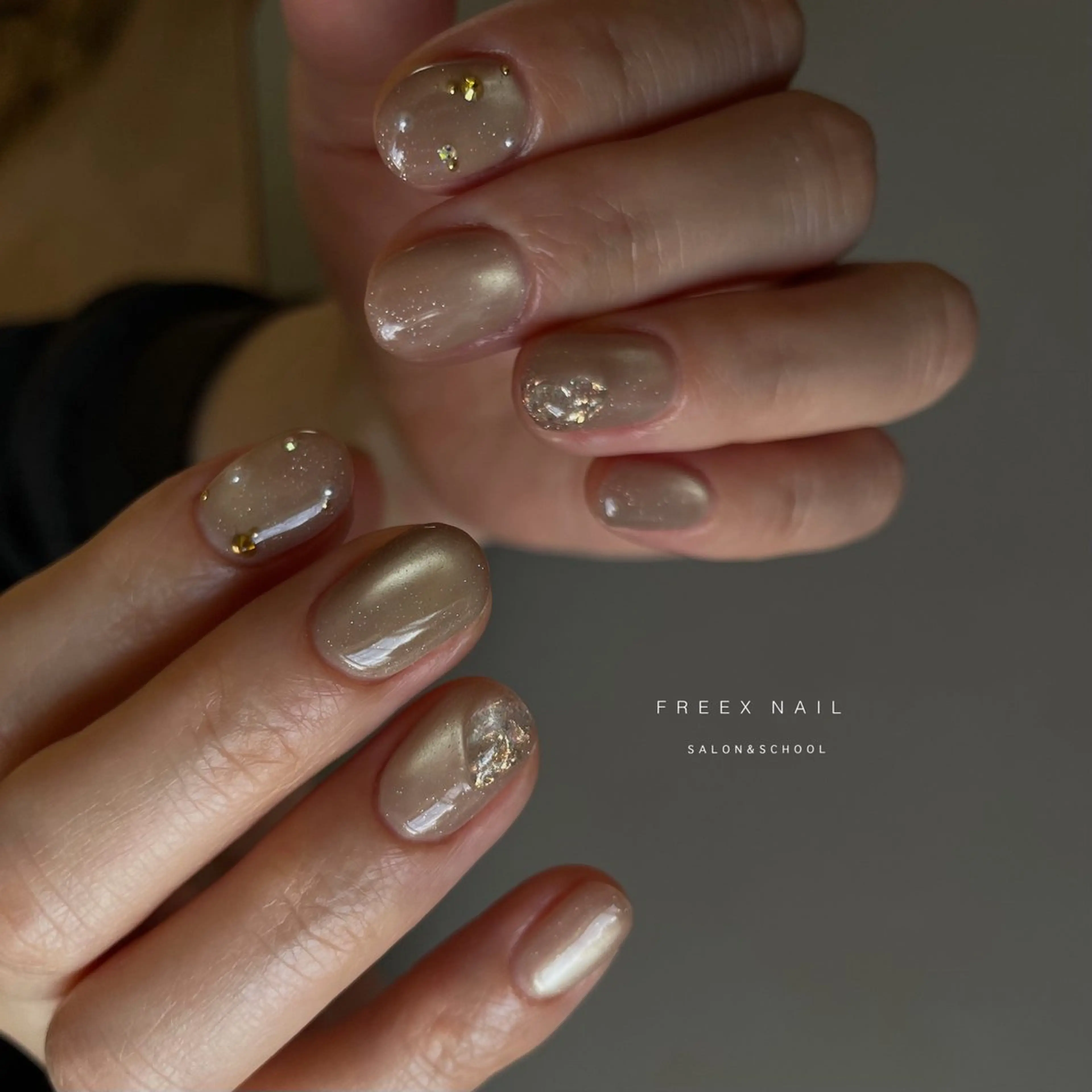 ネイル マグネットネイル ハンドネイル ハンドケア Freex nail所属・freex nail /ニュアンス/個性派のネイルデザイン