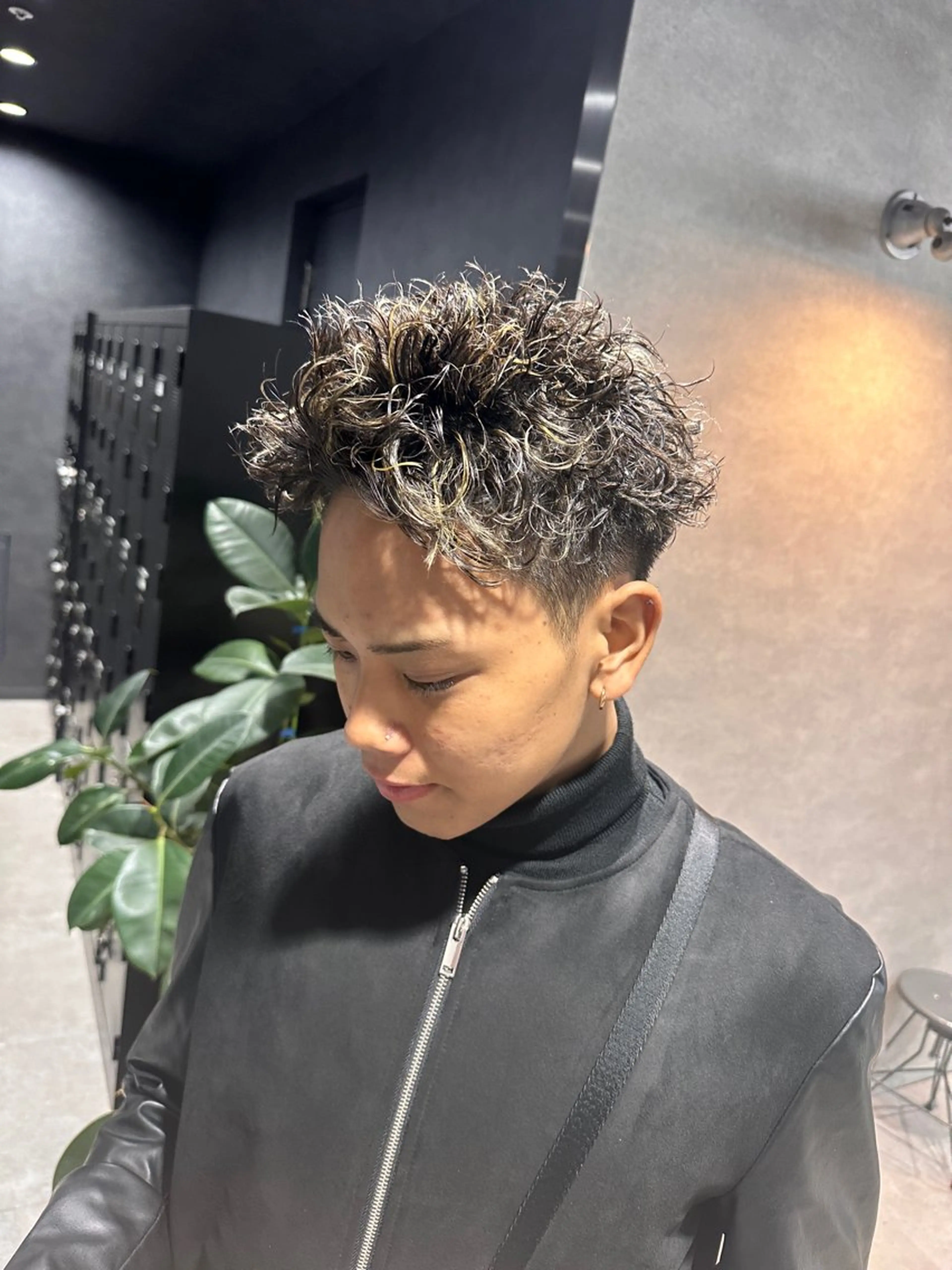 ショート パーマ メンズ 【メンズサロン】 BLUCK 横浜のヘアスタイル