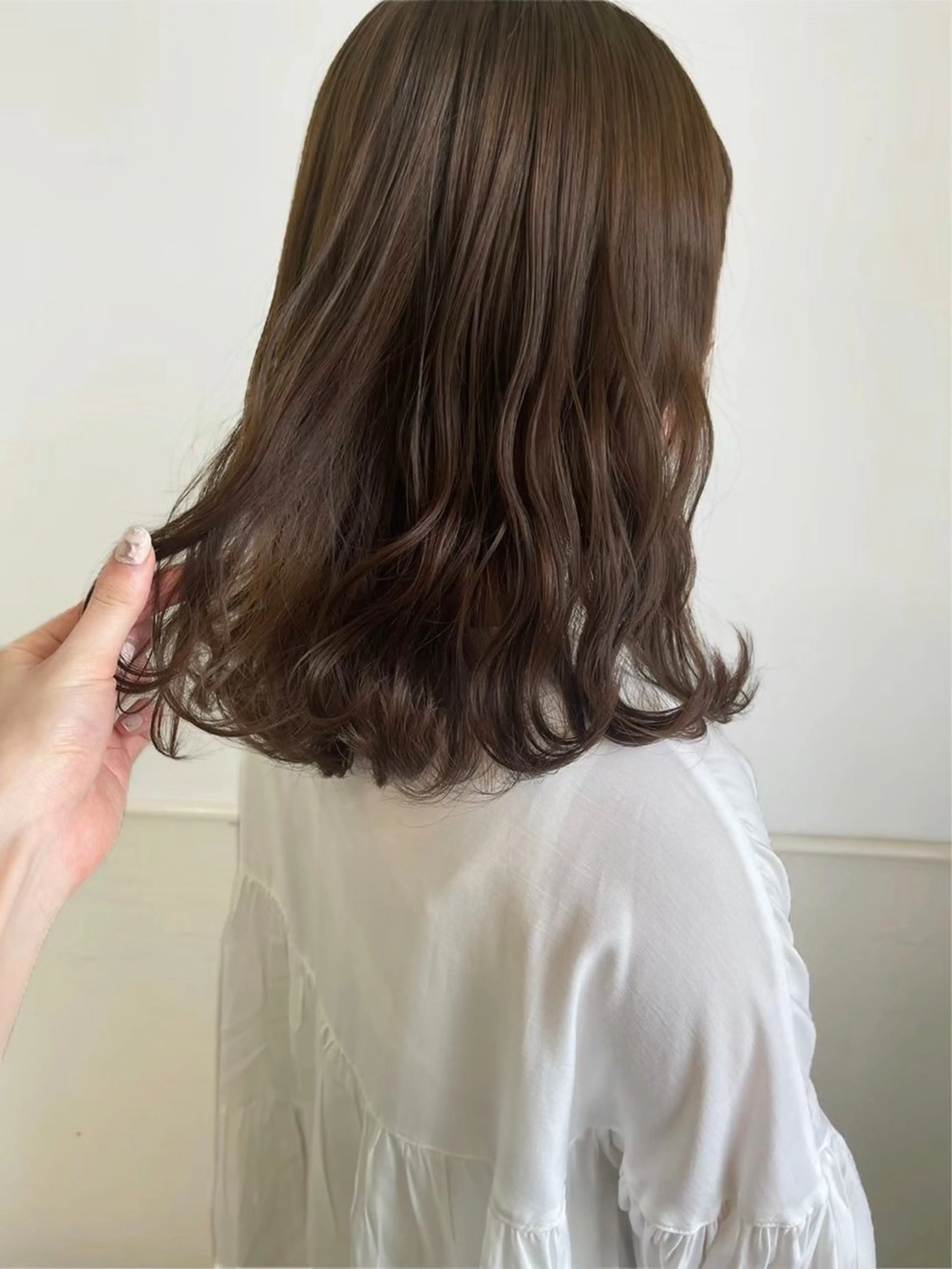 セミロング カラー カット ヘアカラー ParveMix / 横谷 日菜子🍨♡のヘアスタイル