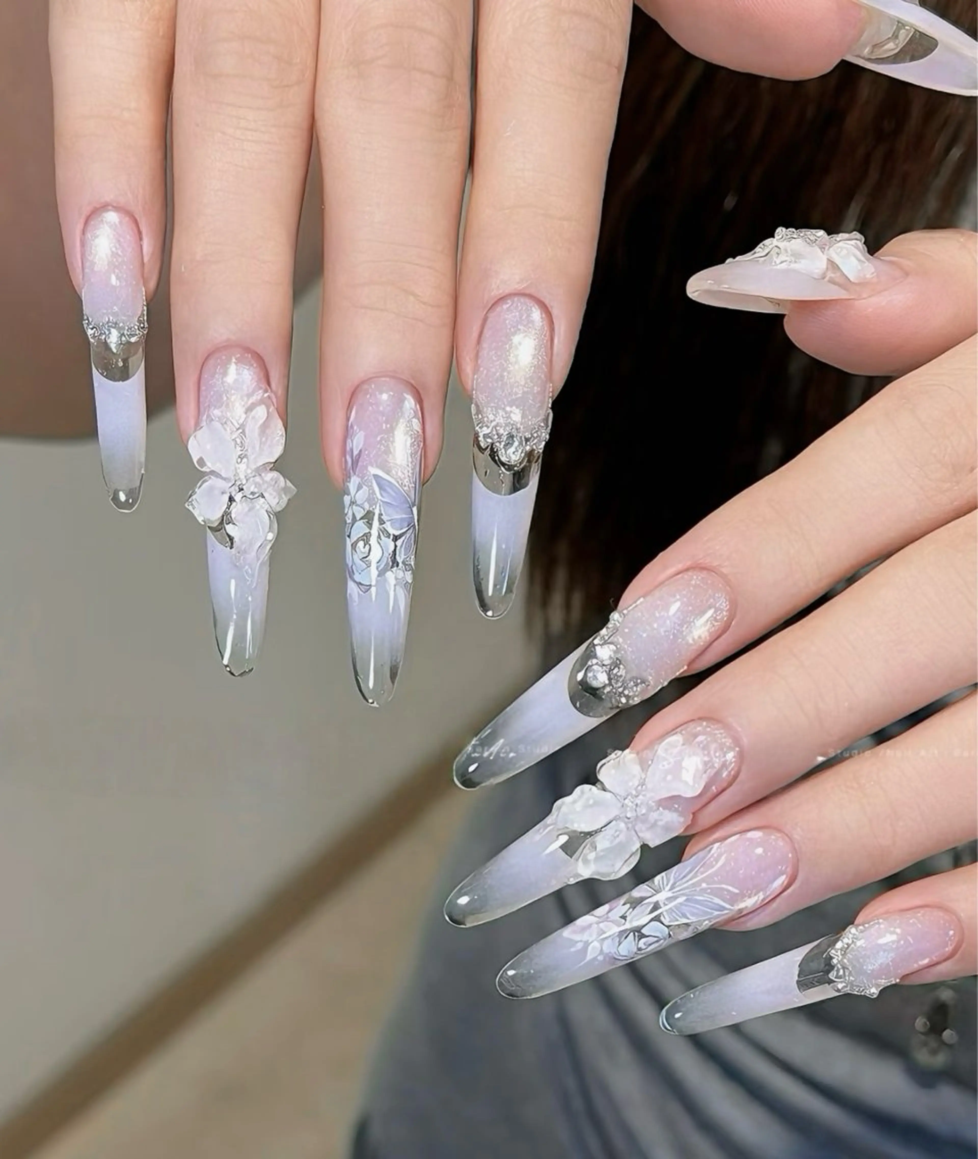 ネイル ハンドネイル 長さだし専門店 M2　rikaのネイルデザイン