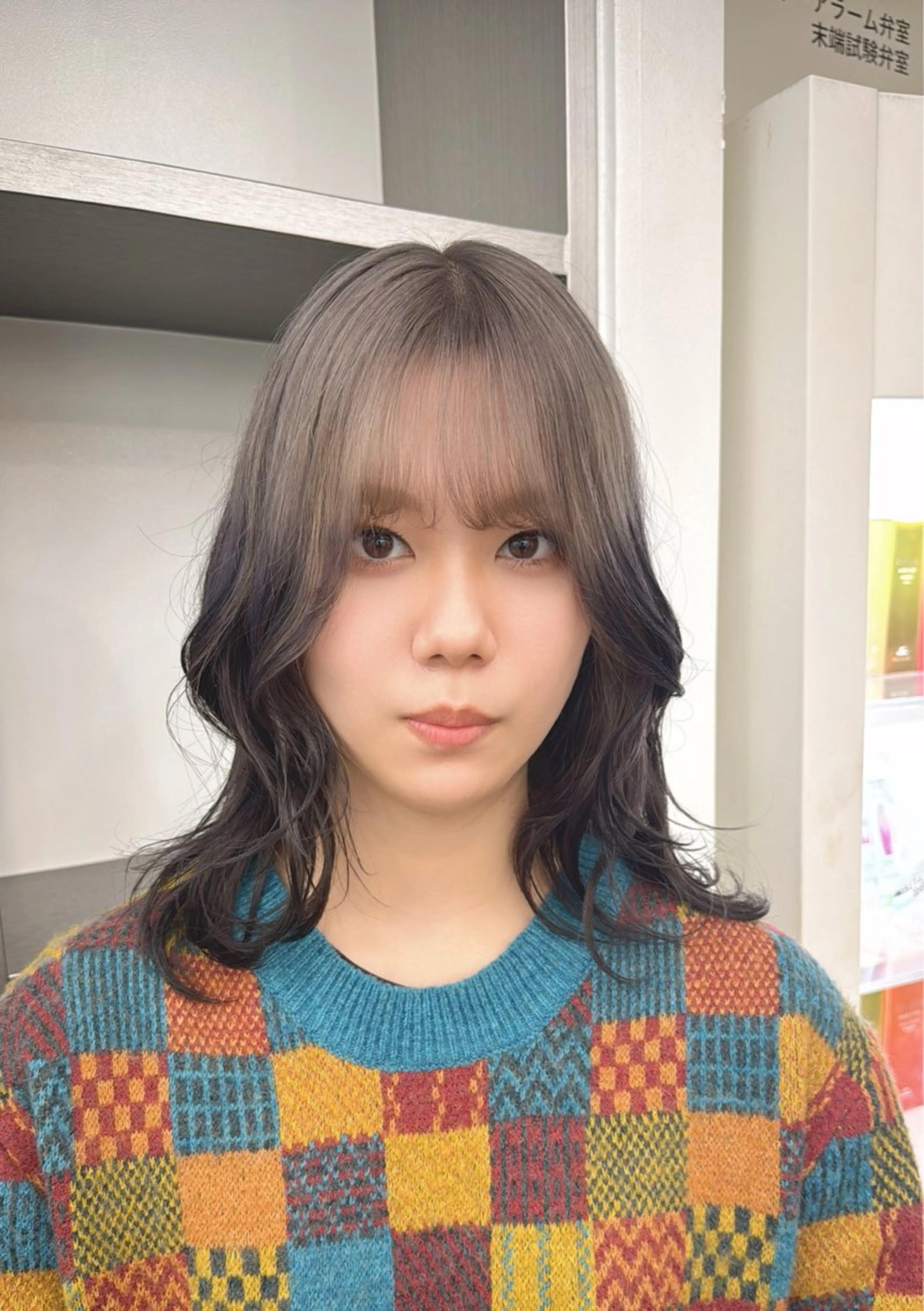 《デザインカラー🧑‍🎨》カット＋デザインカラー(ブリーチ込み)＋1stepトリートメント/ルーツカラーの写真