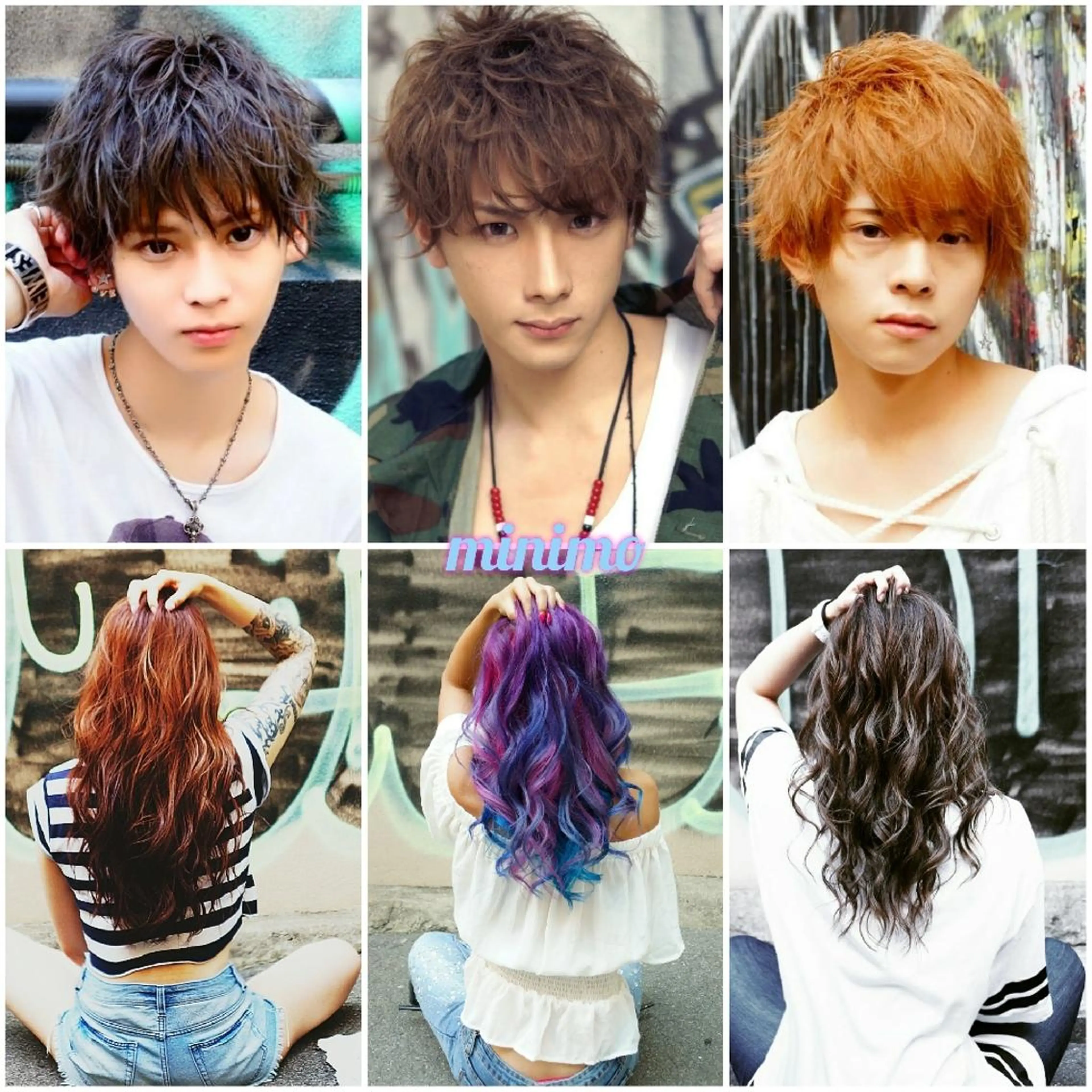 ショート カラー 東心斎橋🌏豆柴 🐾倶楽部のヘアスタイル